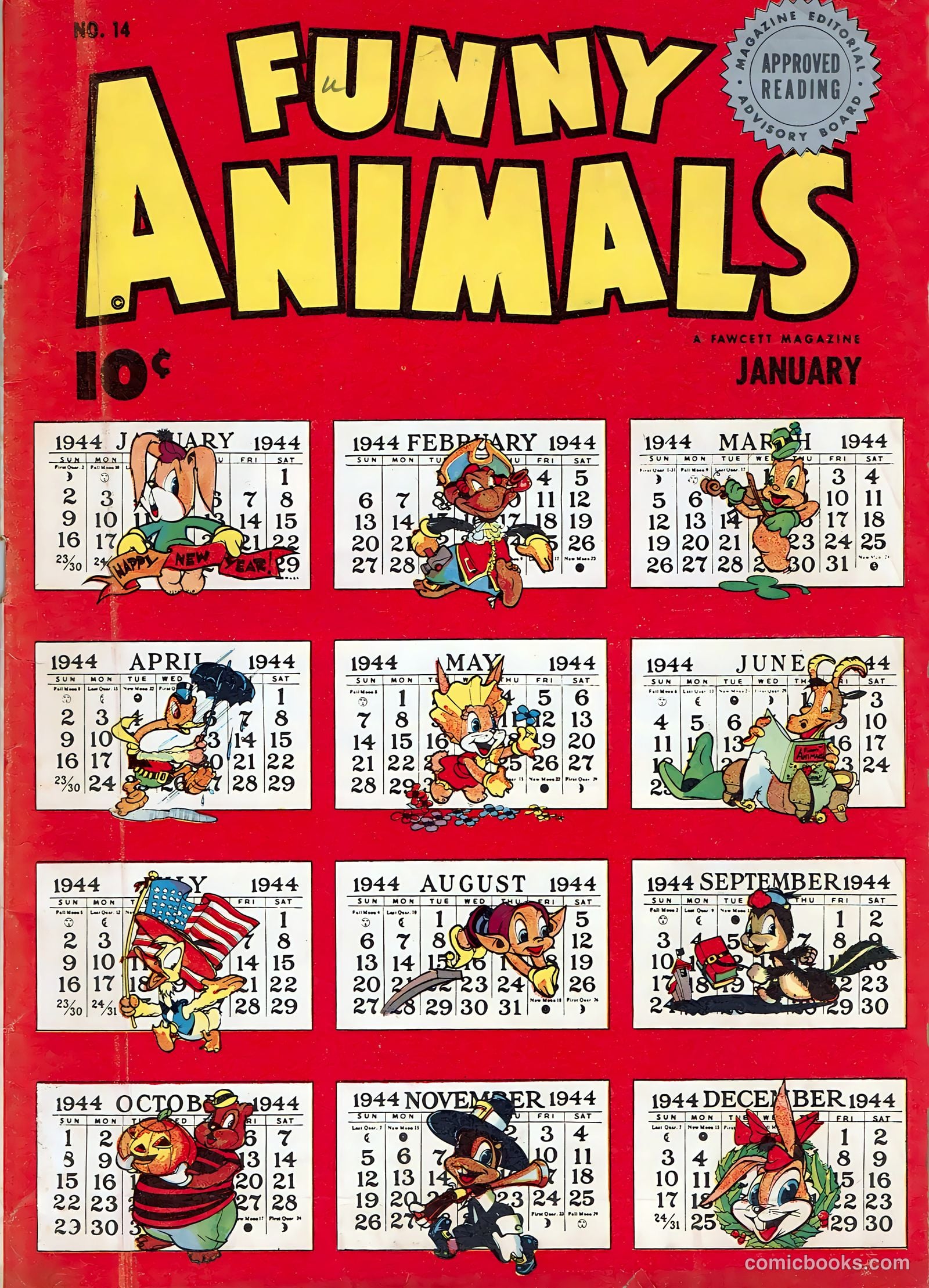 Fawcett's Funny Animals #14