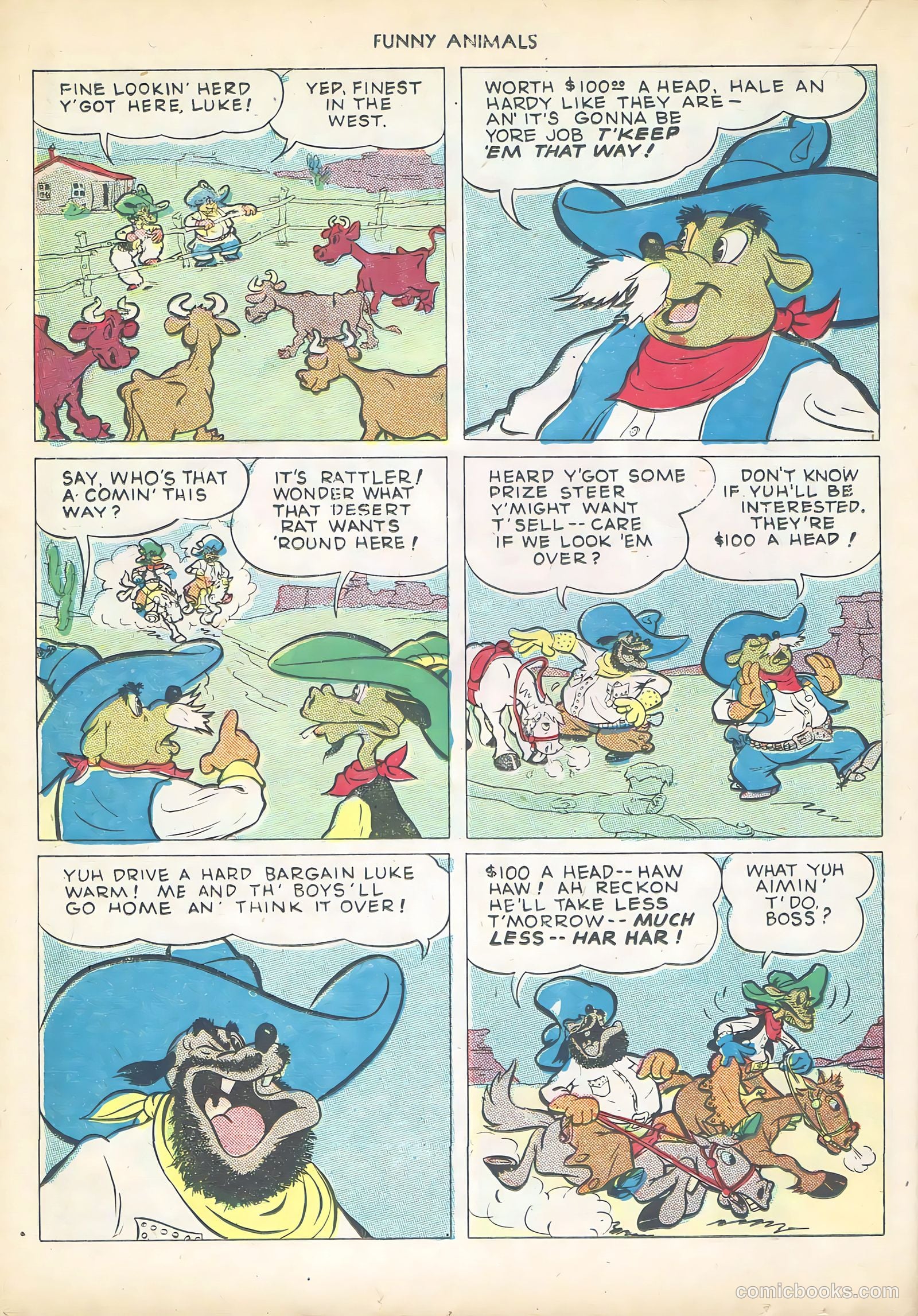 Fawcett's Funny Animals #14 (1943) — page 32 of 60