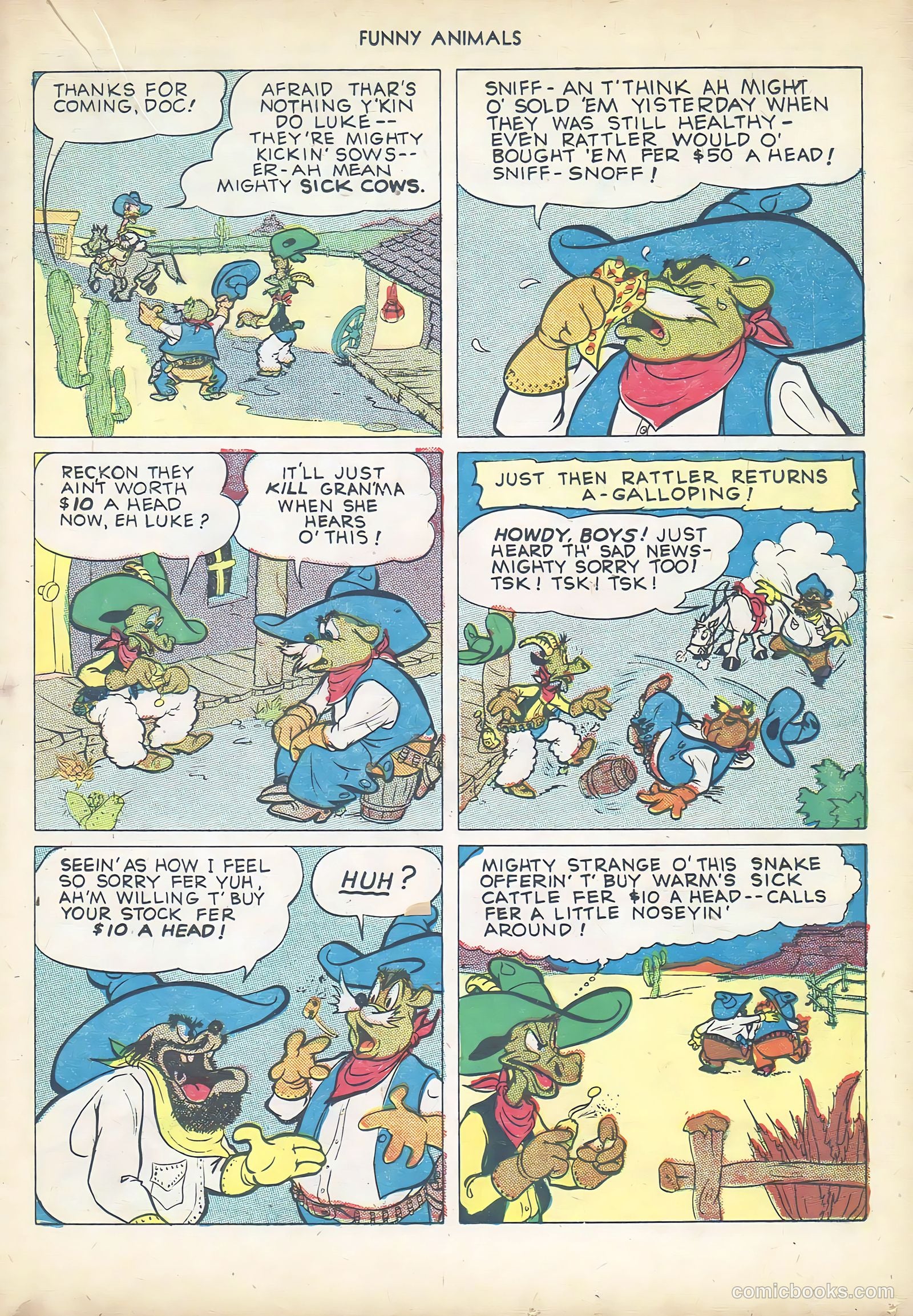 Fawcett's Funny Animals #14 (1943) — page 35 of 60