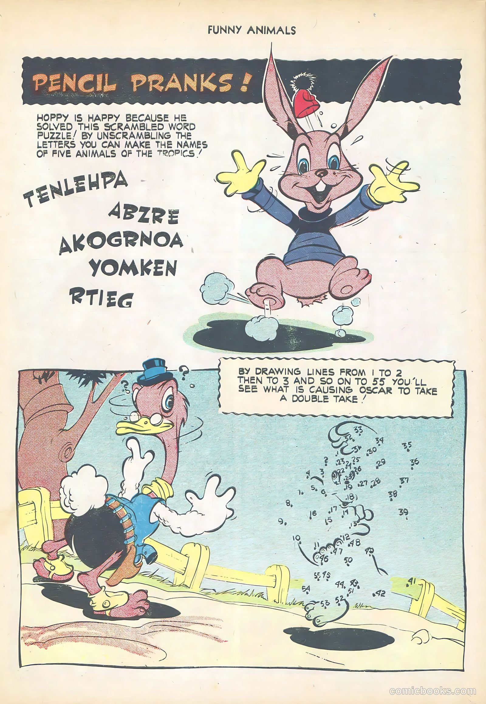 Fawcett's Funny Animals #14 (1943) — page 50 of 60