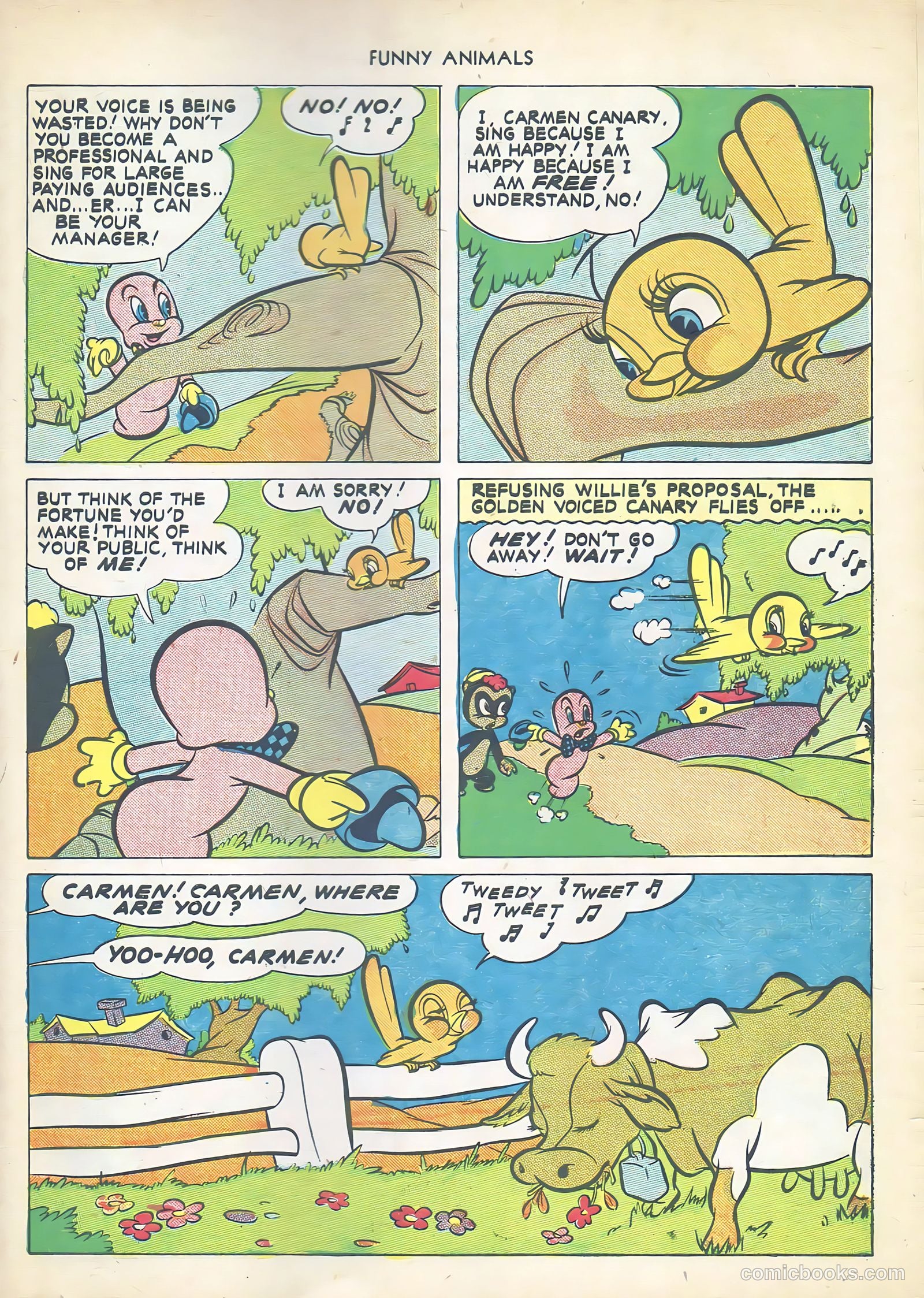 Fawcett's Funny Animals #14 (1943) — page 53 of 60