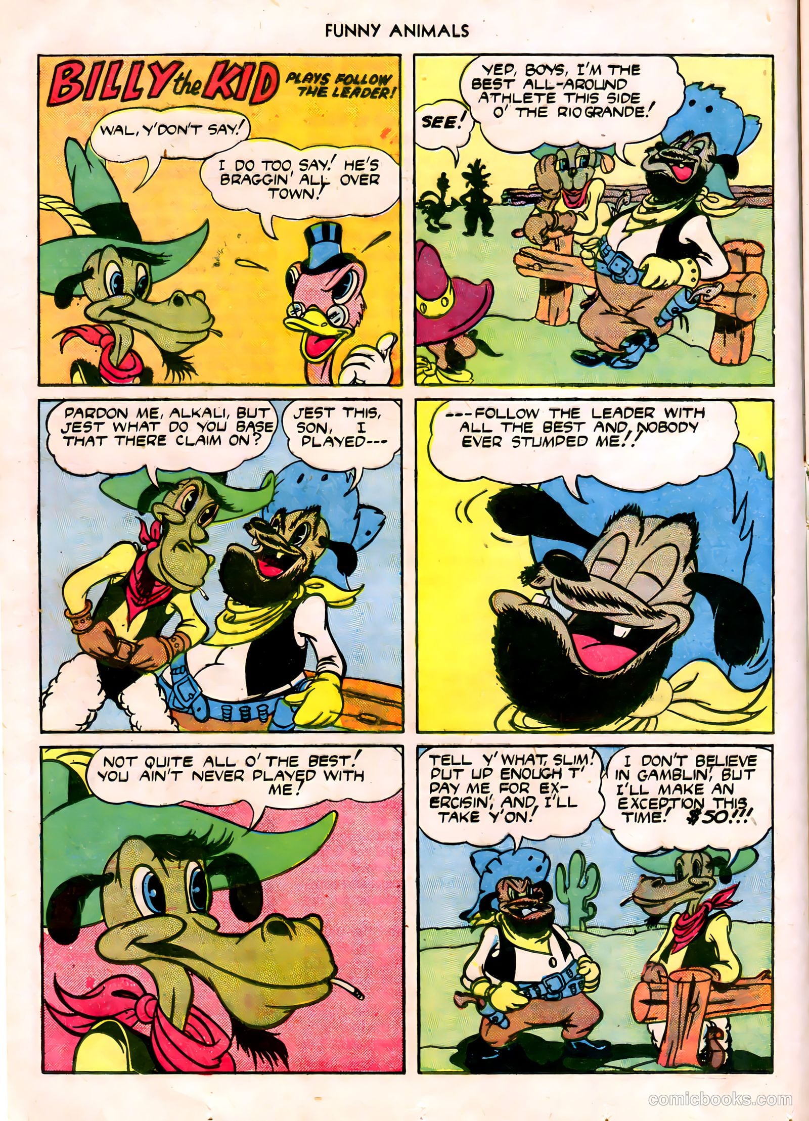 Fawcett's Funny Animals #15 (1944) — page 22 of 52