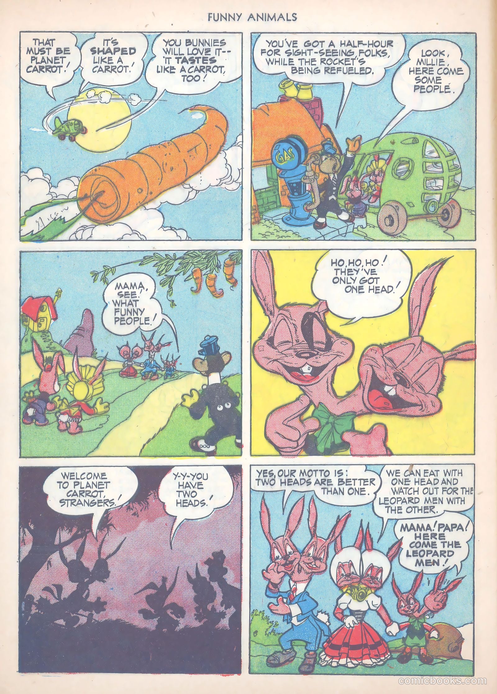 Fawcett's Funny Animals #16 (1944) — page 6 of 52