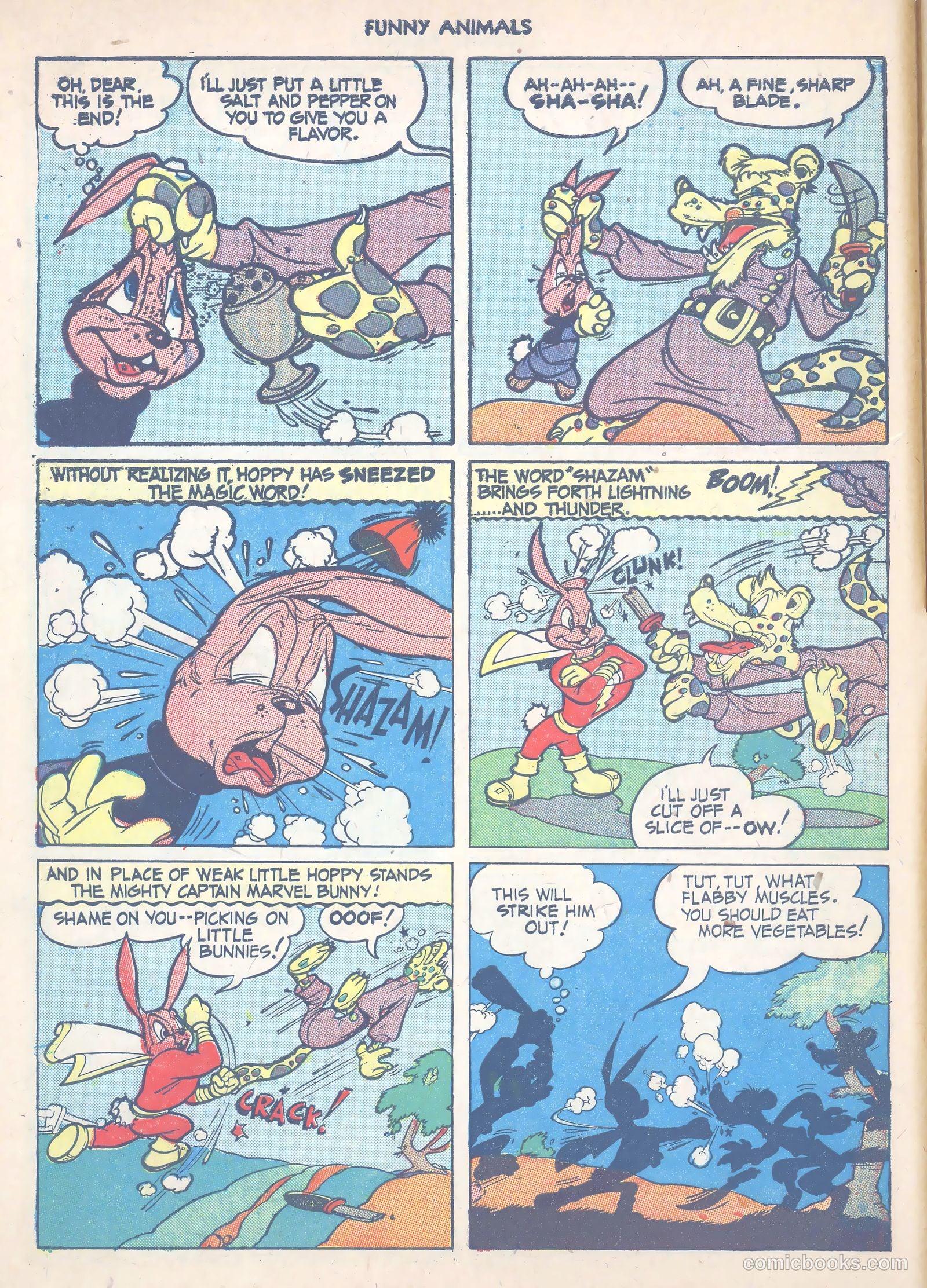 Fawcett's Funny Animals #16 (1944) — page 8 of 52