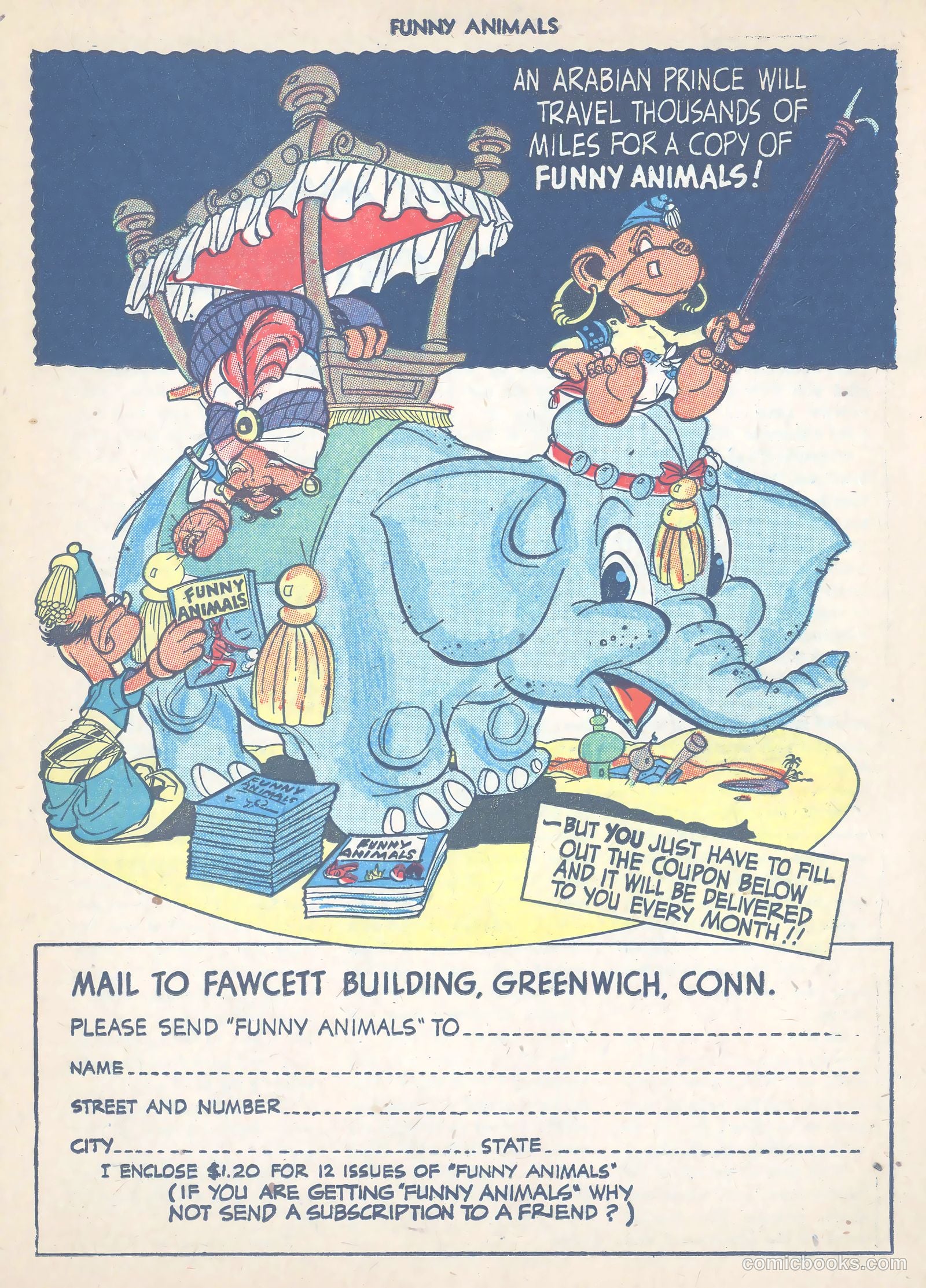 Fawcett's Funny Animals #16 (1944) — page 21 of 52