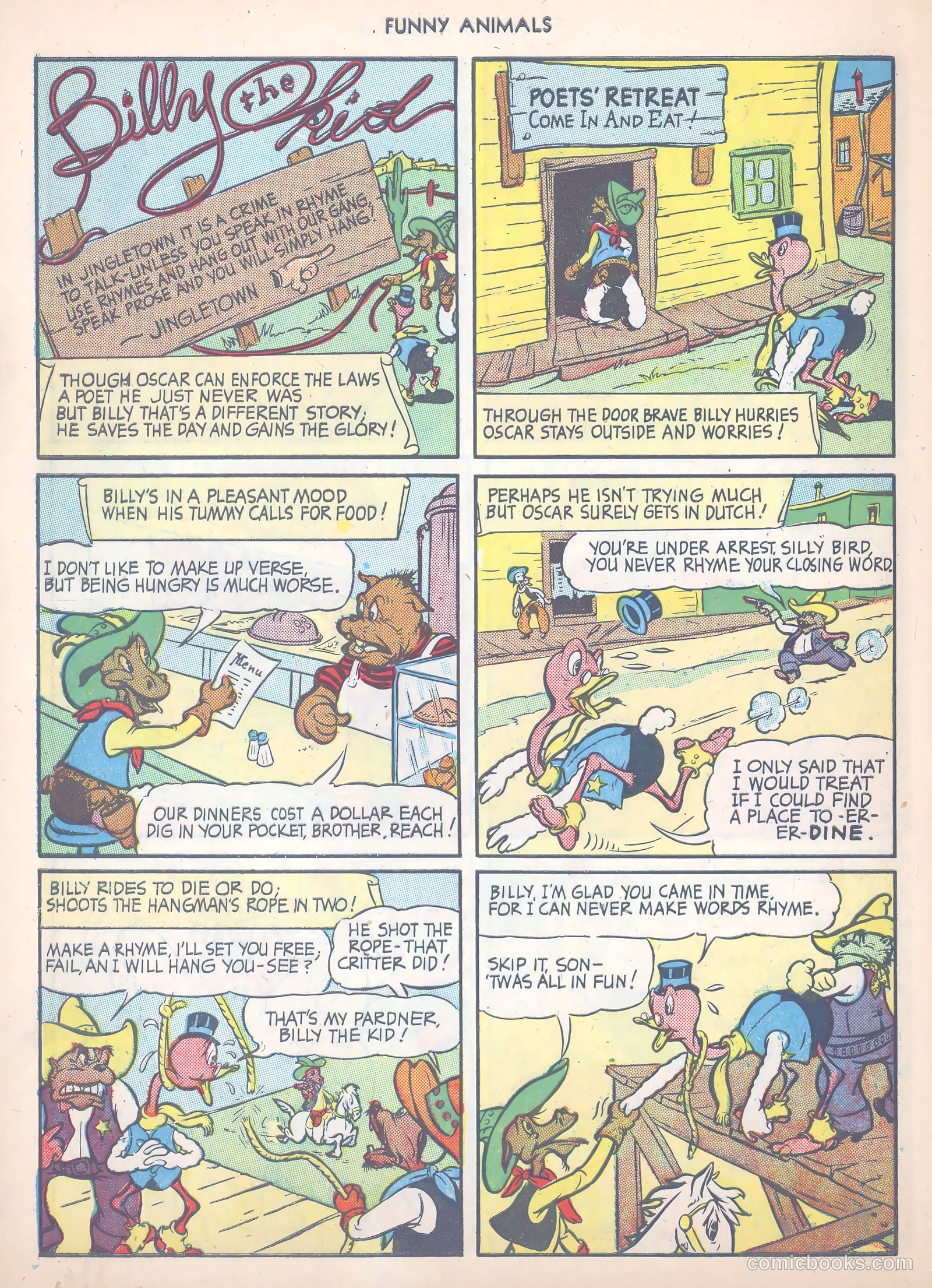 Fawcett's Funny Animals #16 (1944) — page 42 of 52