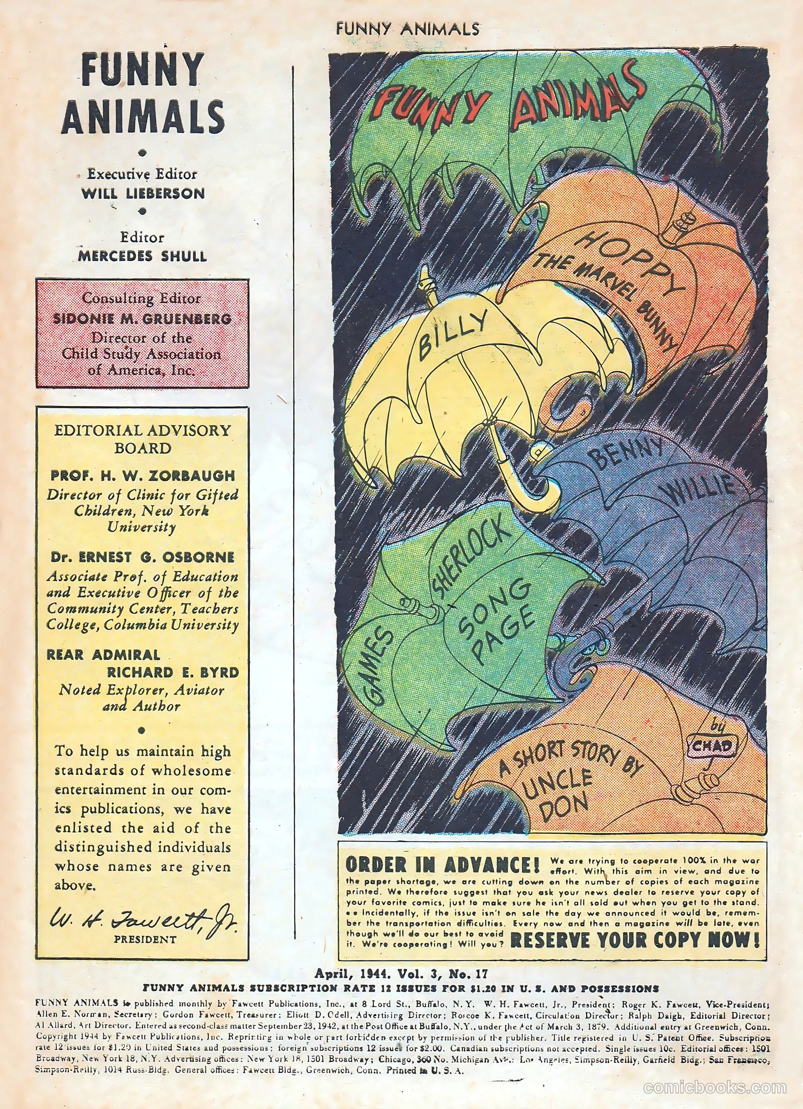Fawcett's Funny Animals #17 (1944) — page 3 of 52