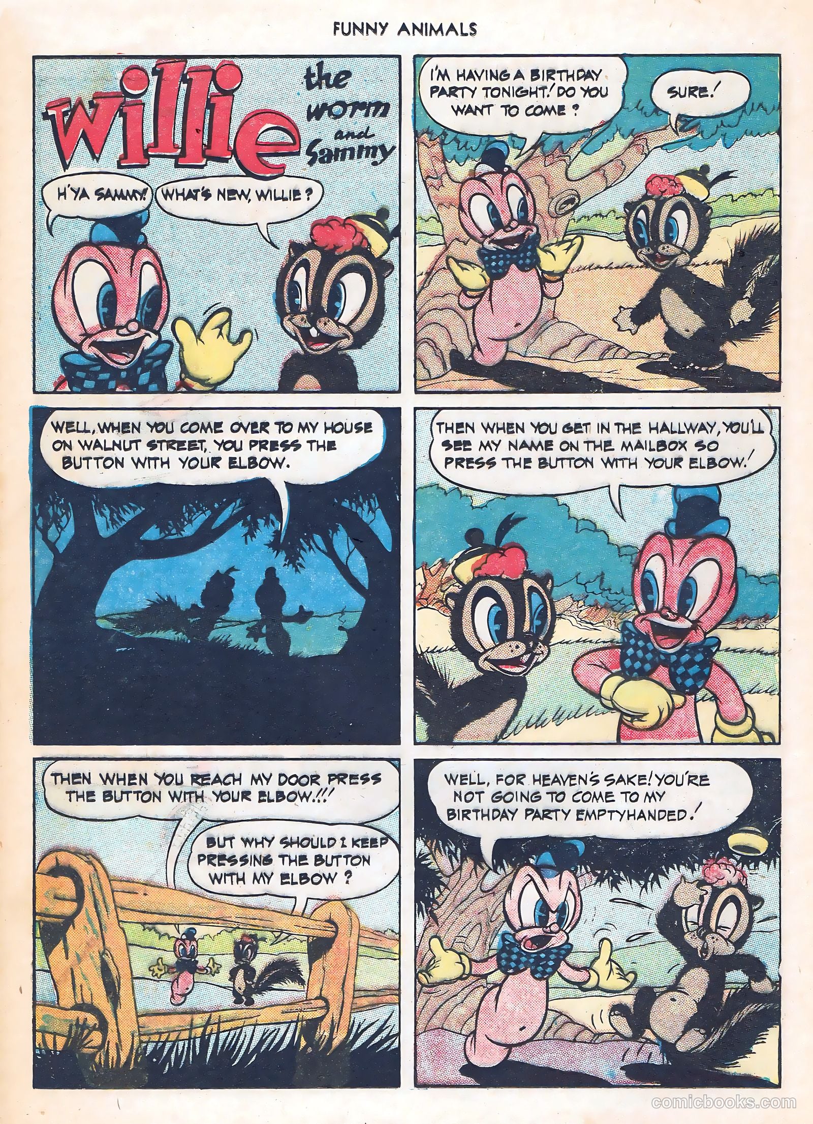 Fawcett's Funny Animals #17 (1944) — page 36 of 52