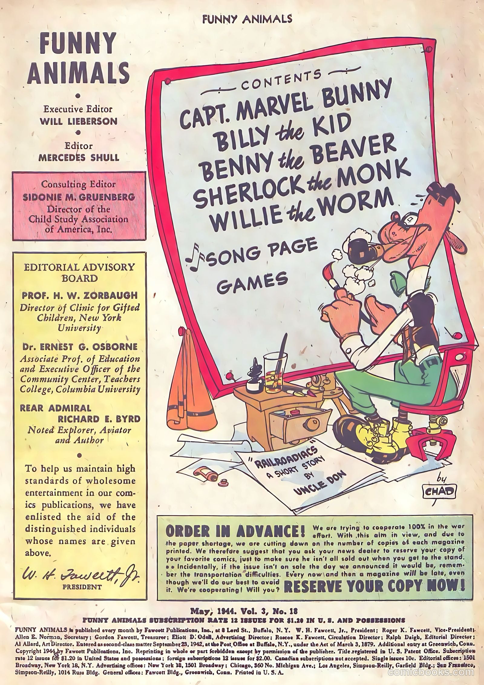 Fawcett's Funny Animals #18 (1944) — page 3 of 52