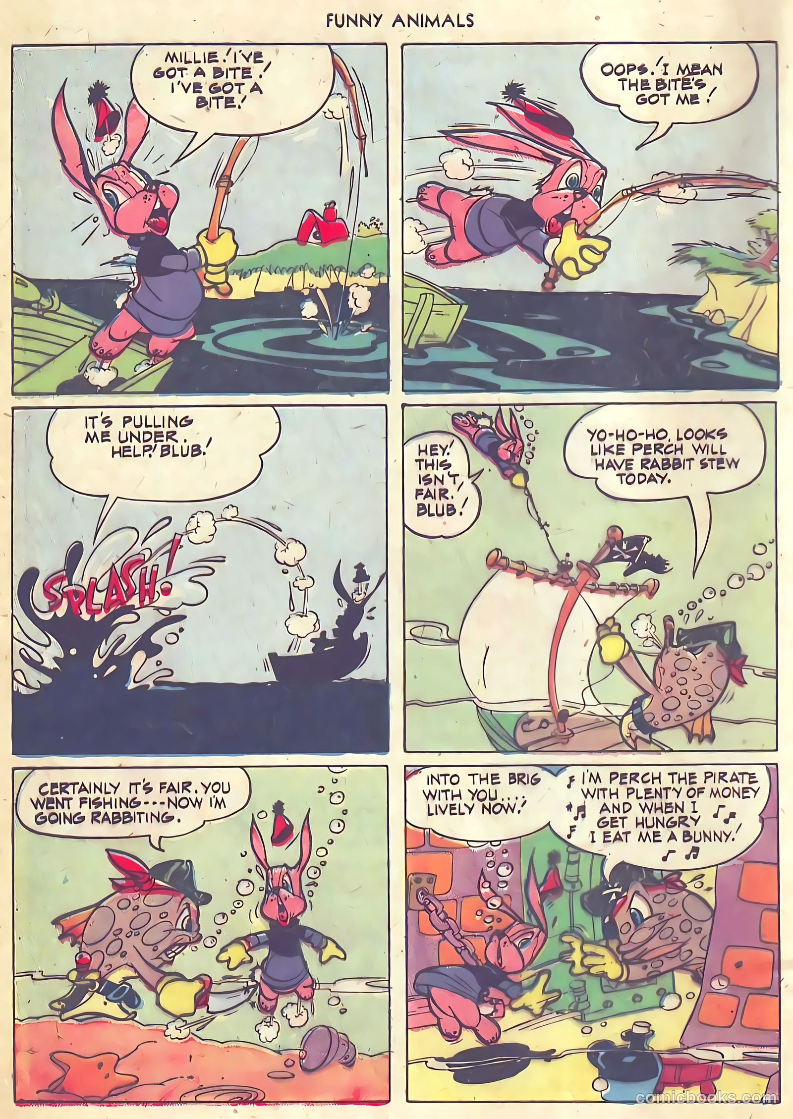 Fawcett's Funny Animals #18 (1944) — page 6 of 52