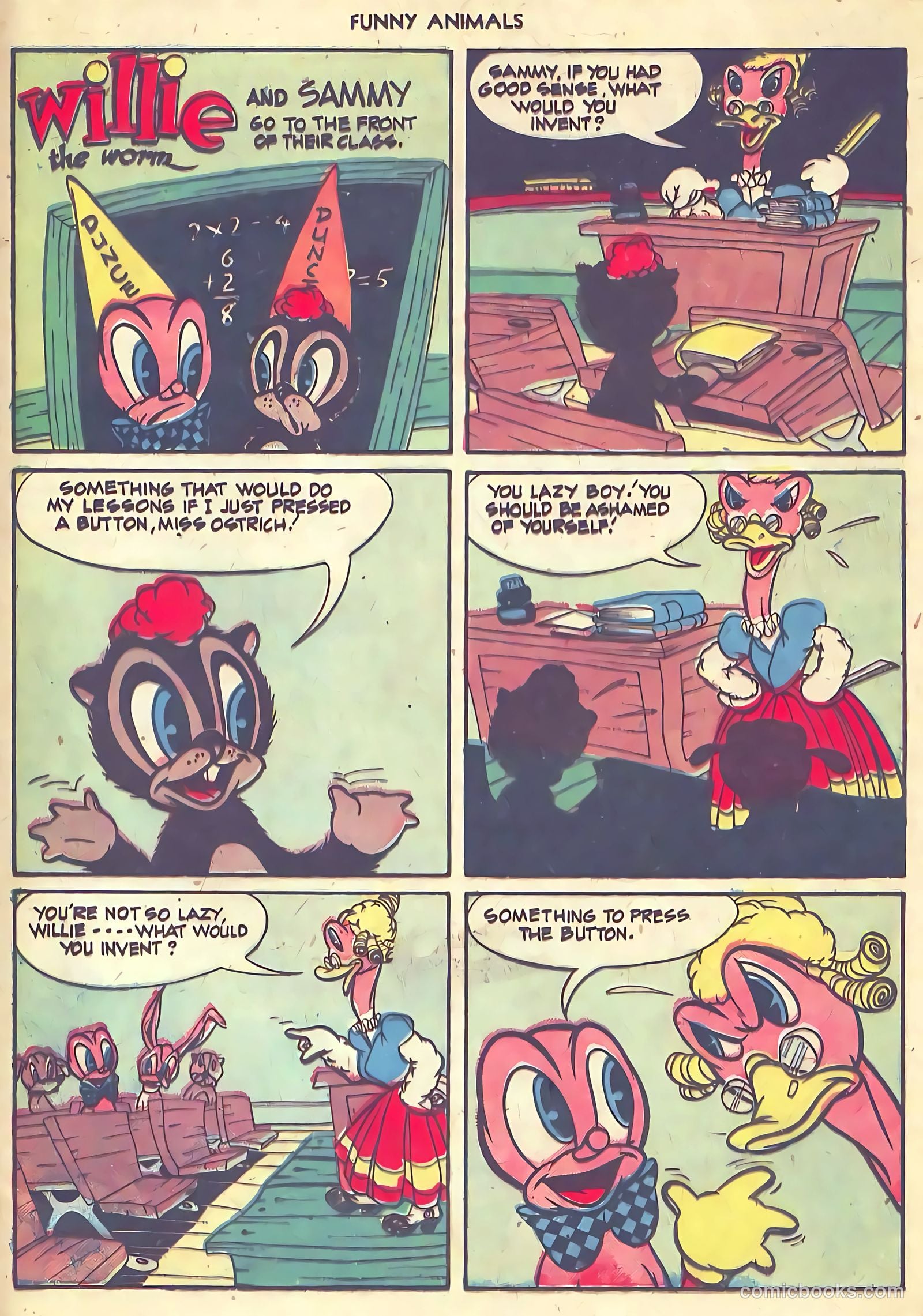 Fawcett's Funny Animals #18 (1944) — page 37 of 52