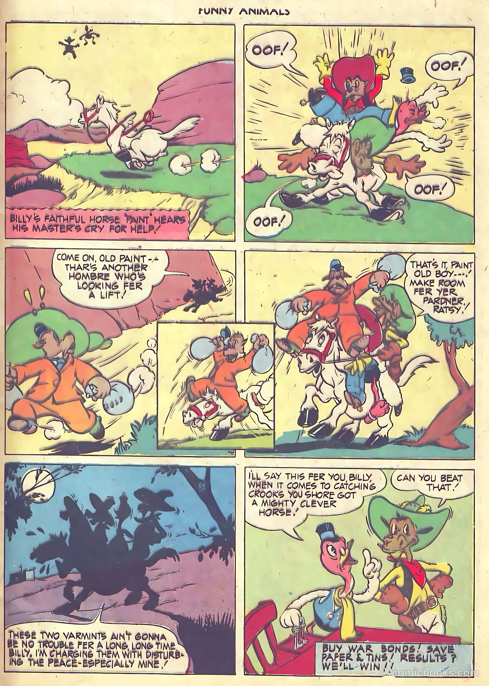 Fawcett's Funny Animals #18 (1944) — page 41 of 52