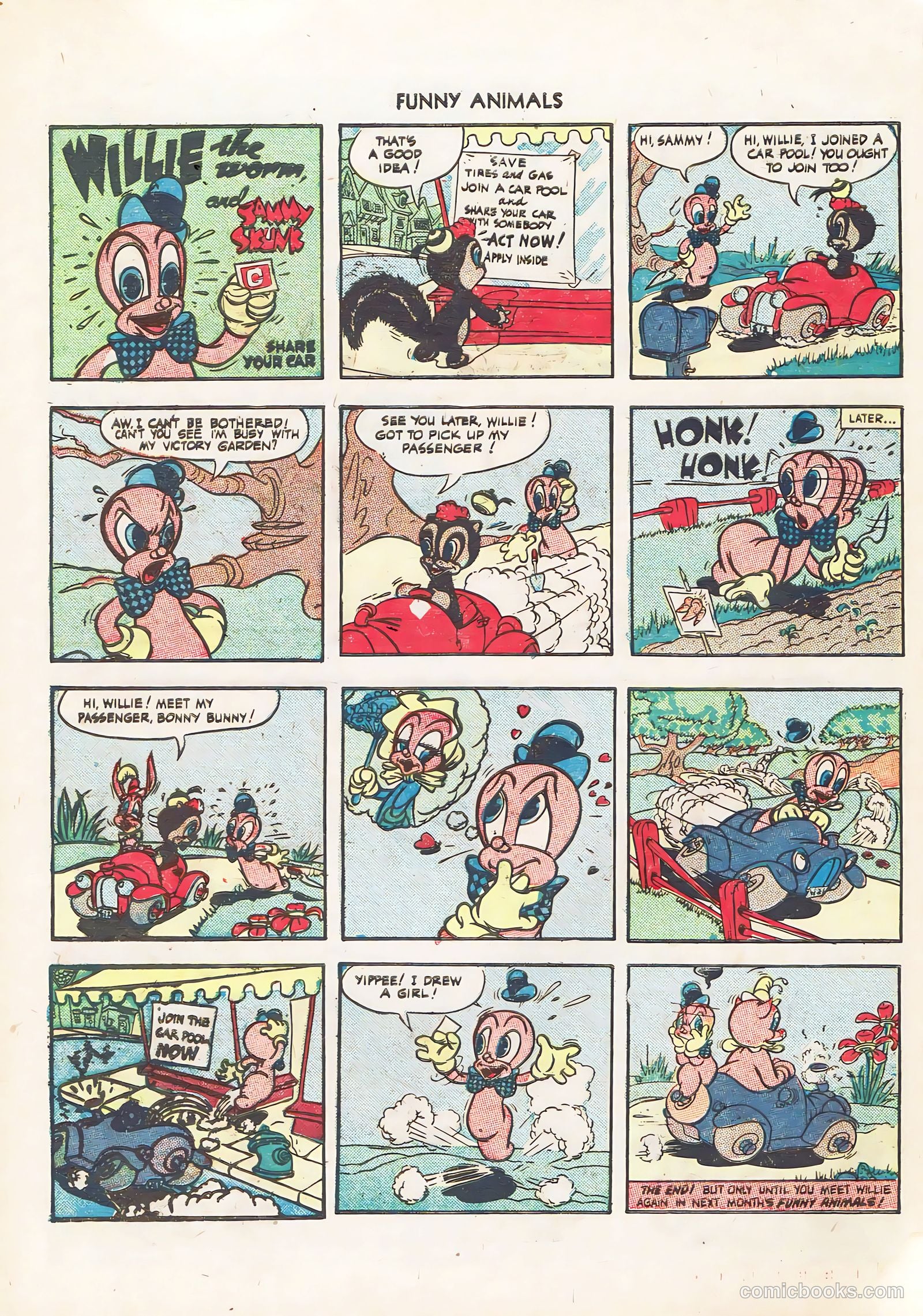 Fawcett's Funny Animals #19 (1944) — page 34 of 44