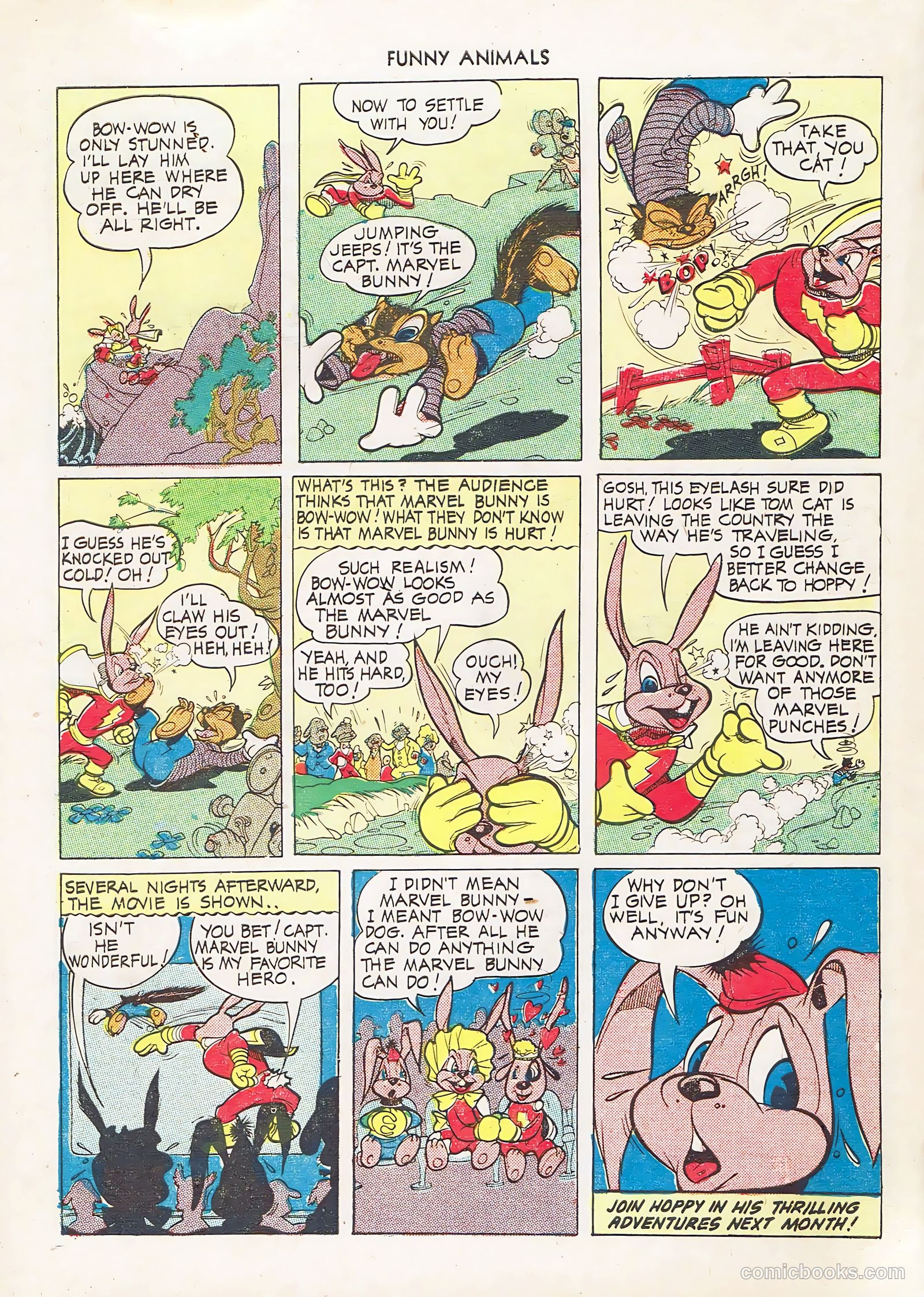 Fawcett's Funny Animals #19 (1944) — page 40 of 44