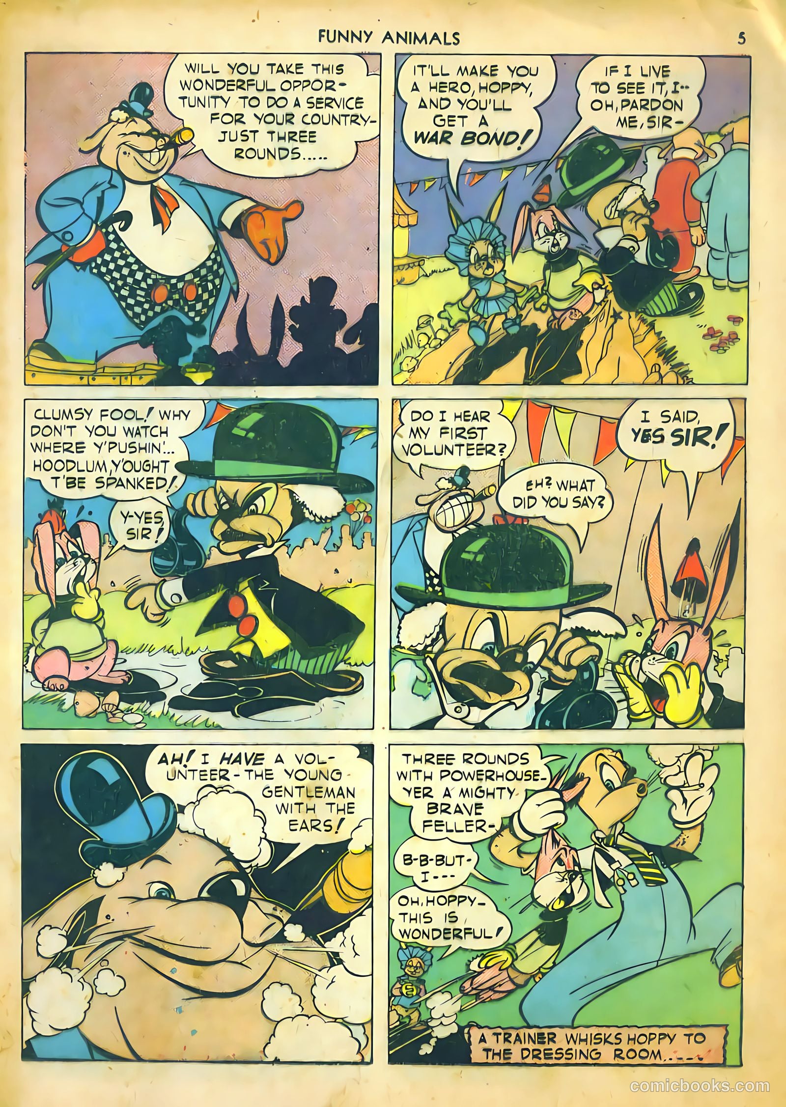 Fawcett's Funny Animals #2 (1943) — page 5 of 68