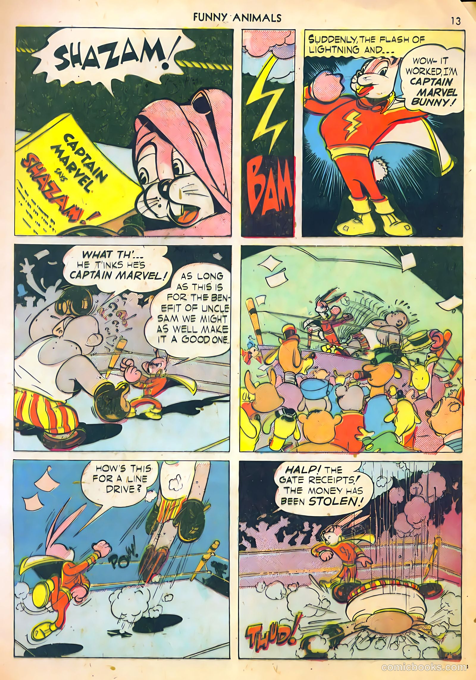 Fawcett's Funny Animals #2 (1943) — page 13 of 68