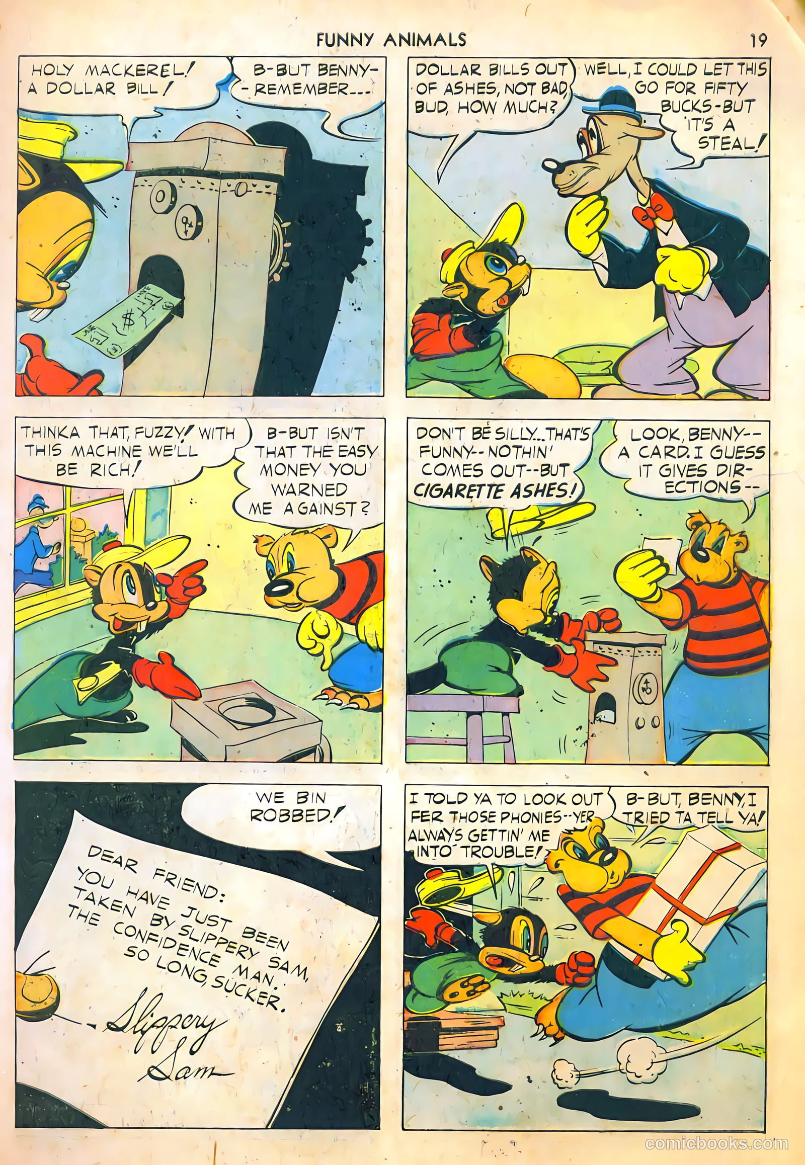 Fawcett's Funny Animals #2 (1943) — page 19 of 68