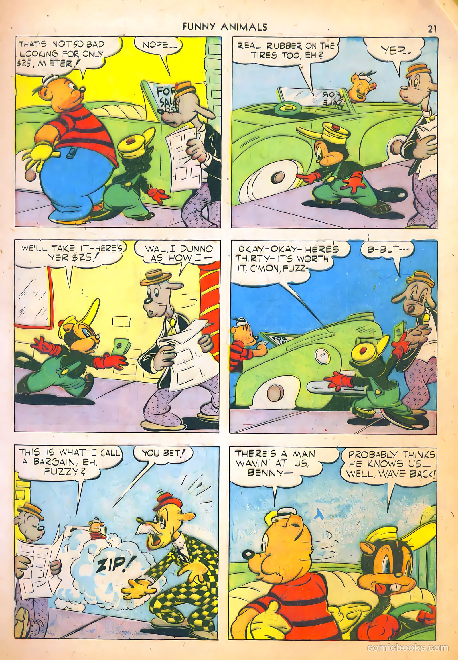 Fawcett's Funny Animals #2 (1943) — page 21 of 68