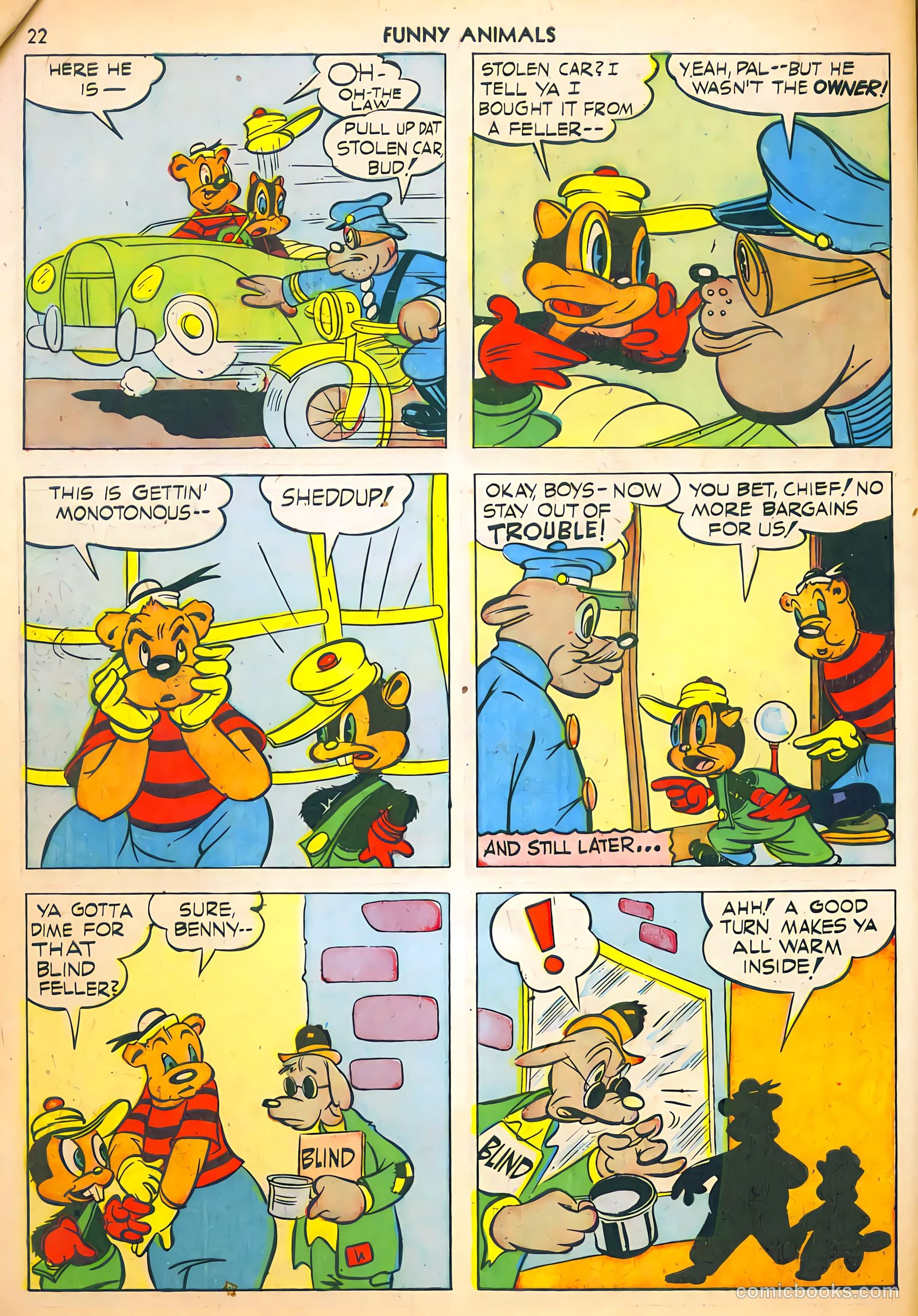 Fawcett's Funny Animals #2 (1943) — page 22 of 68