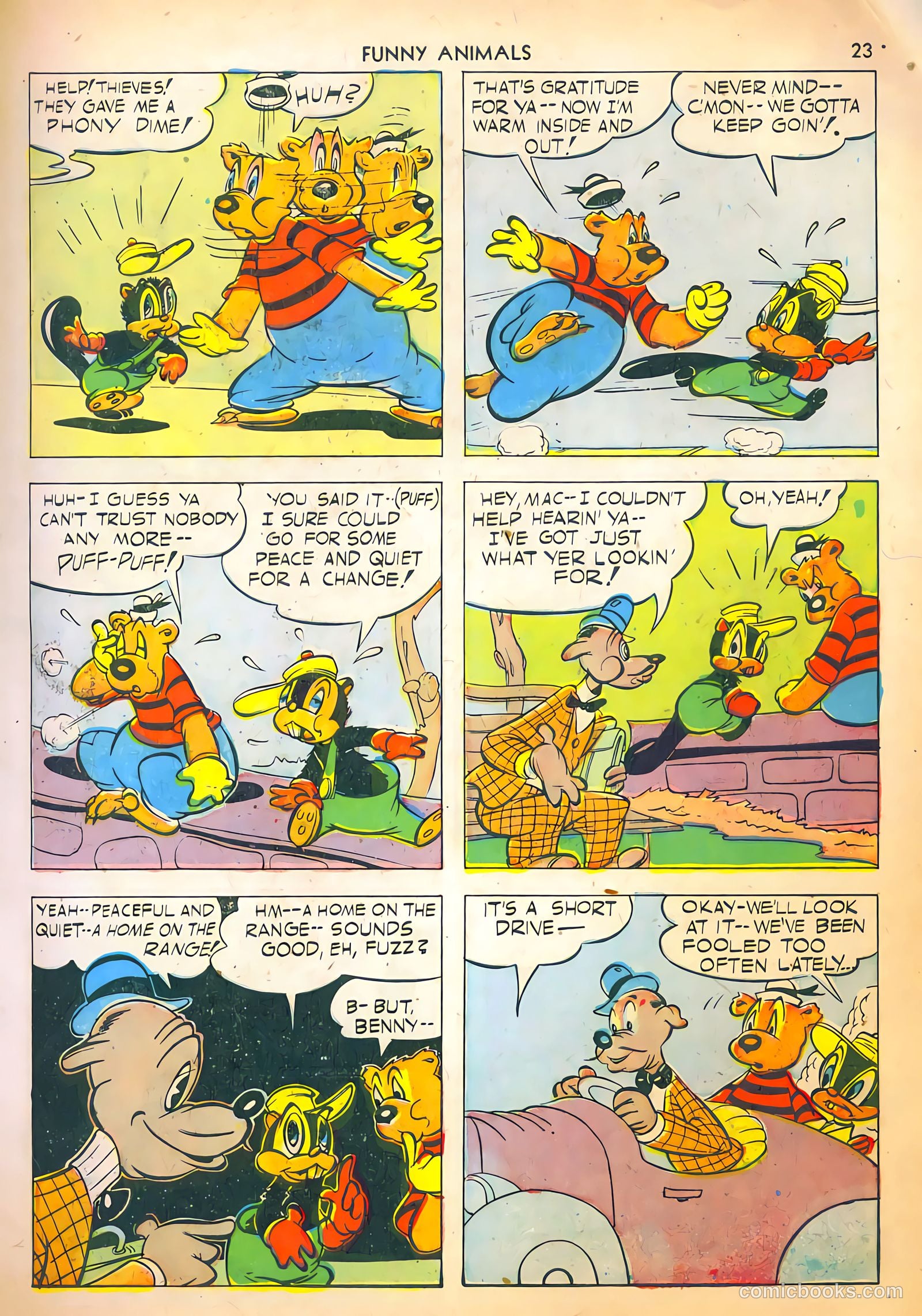 Fawcett's Funny Animals #2 (1943) — page 23 of 68