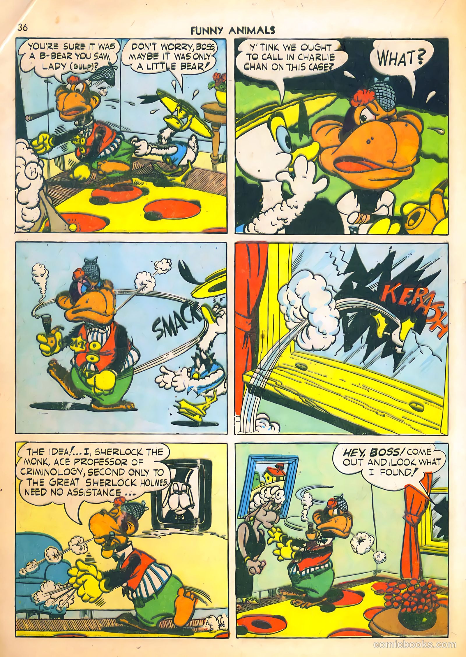 Fawcett's Funny Animals #2 (1943) — page 36 of 68