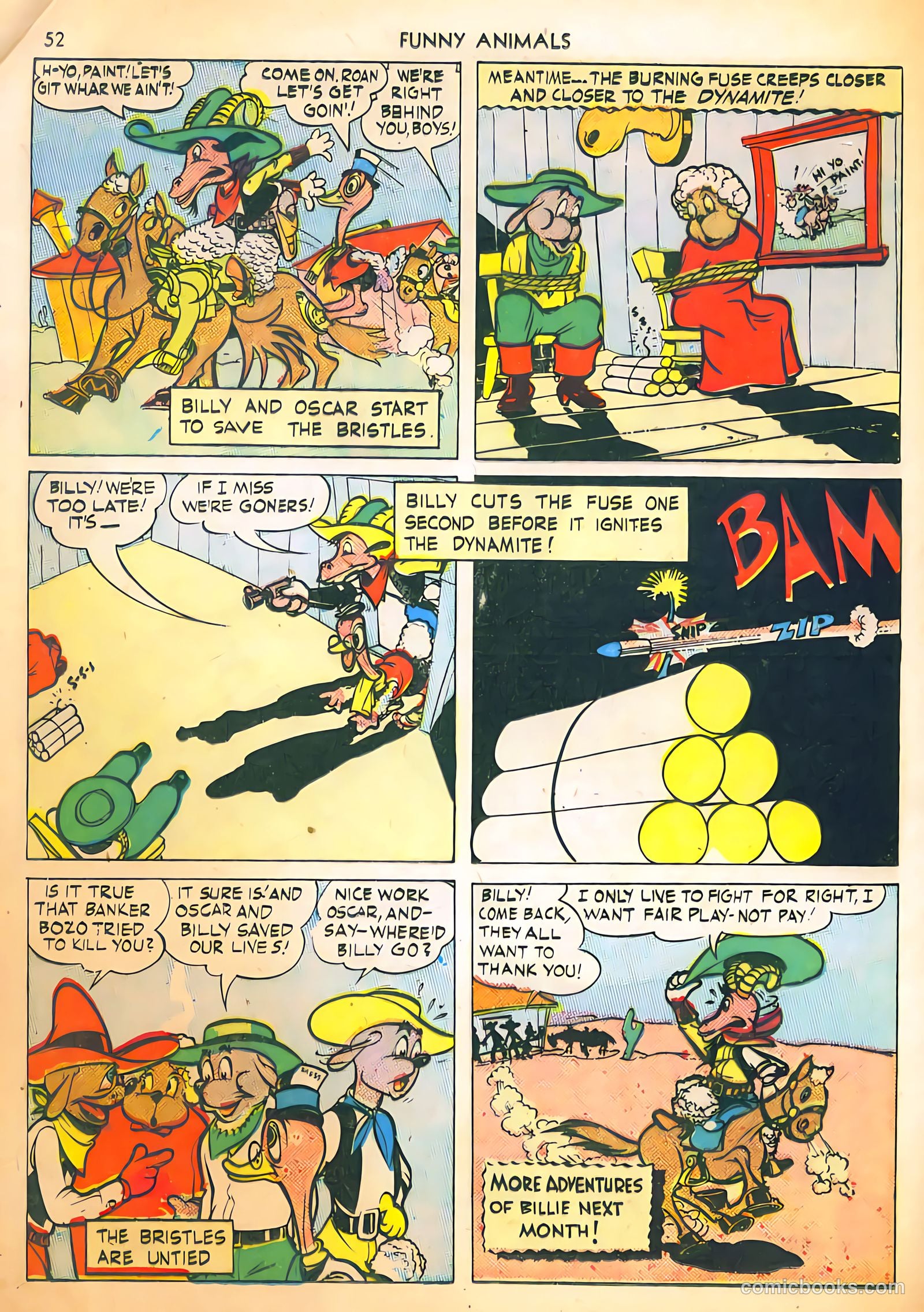 Fawcett's Funny Animals #2 (1943) — page 52 of 68