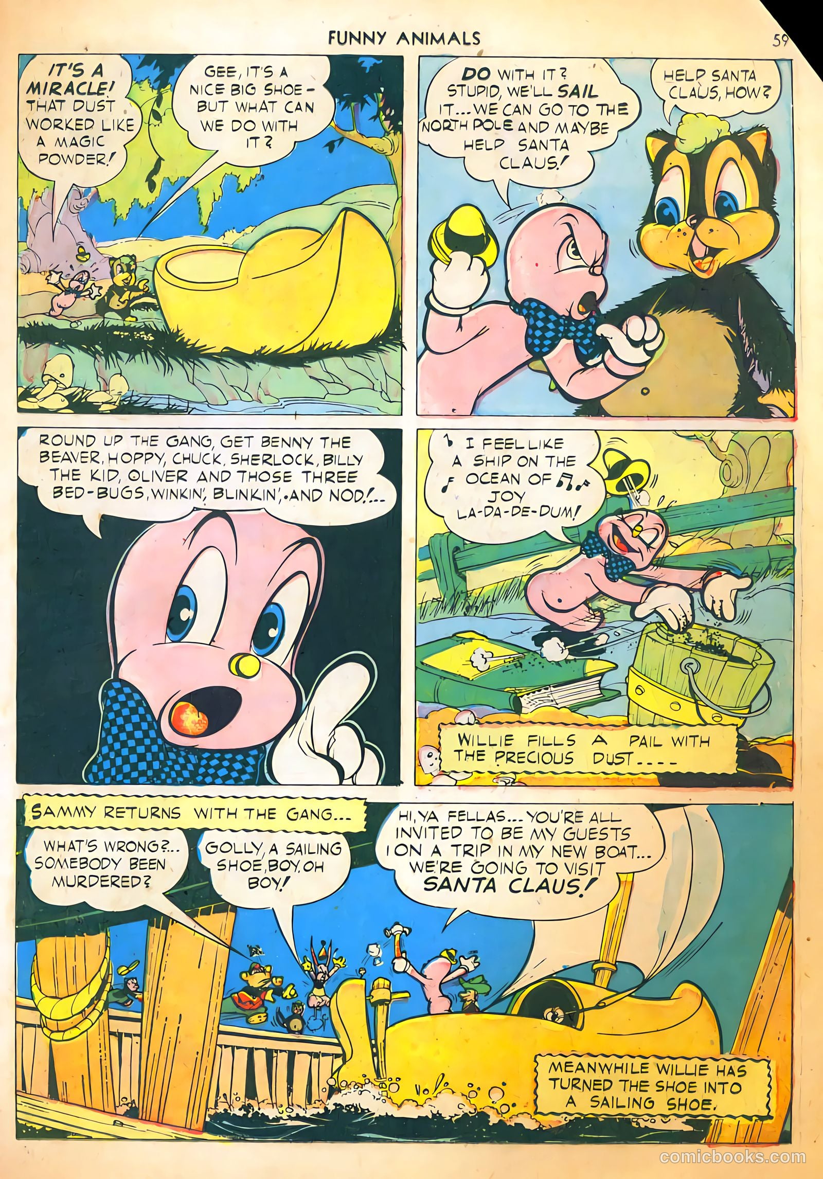 Fawcett's Funny Animals #2 (1943) — page 59 of 68