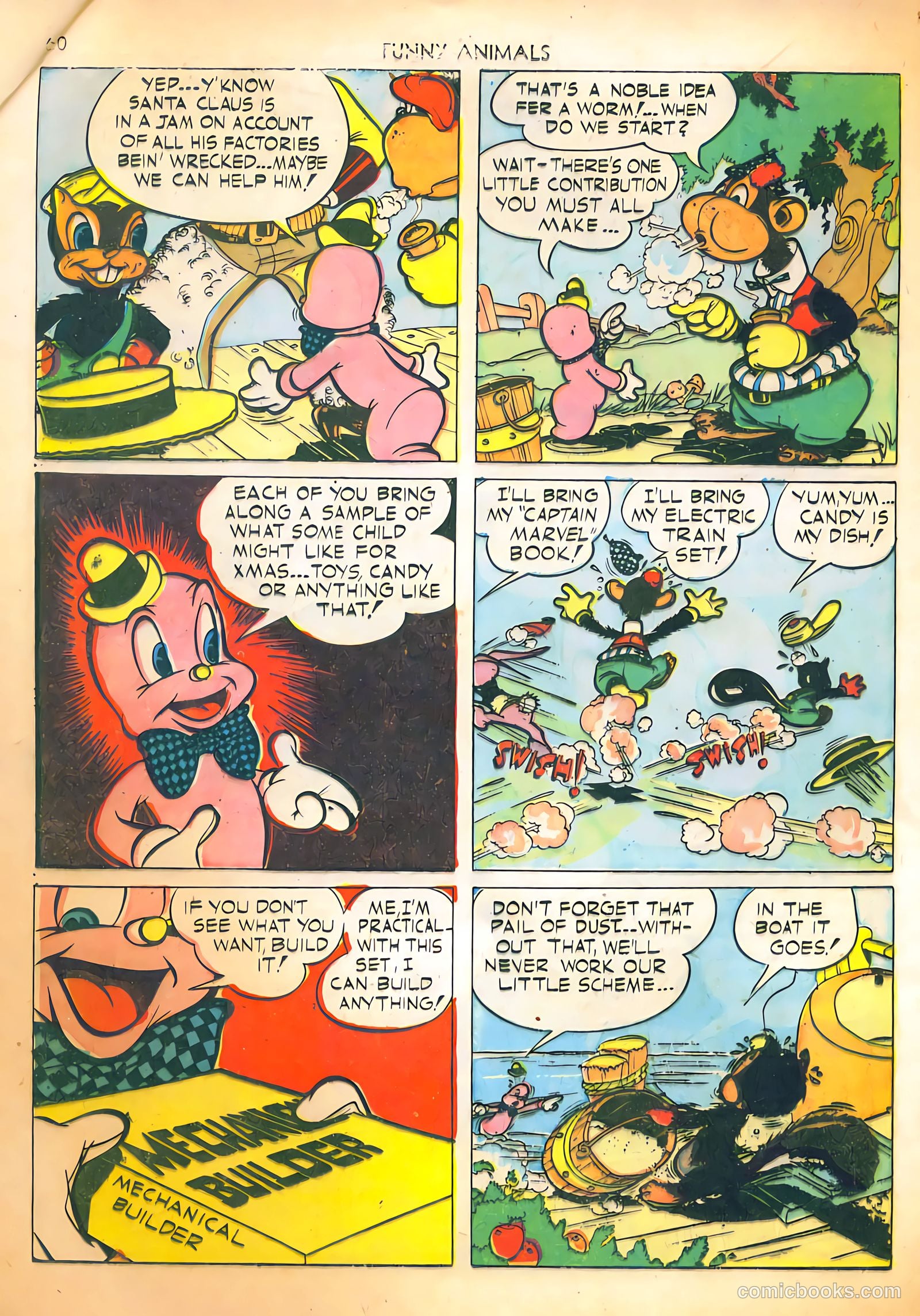 Fawcett's Funny Animals #2 (1943) — page 60 of 68