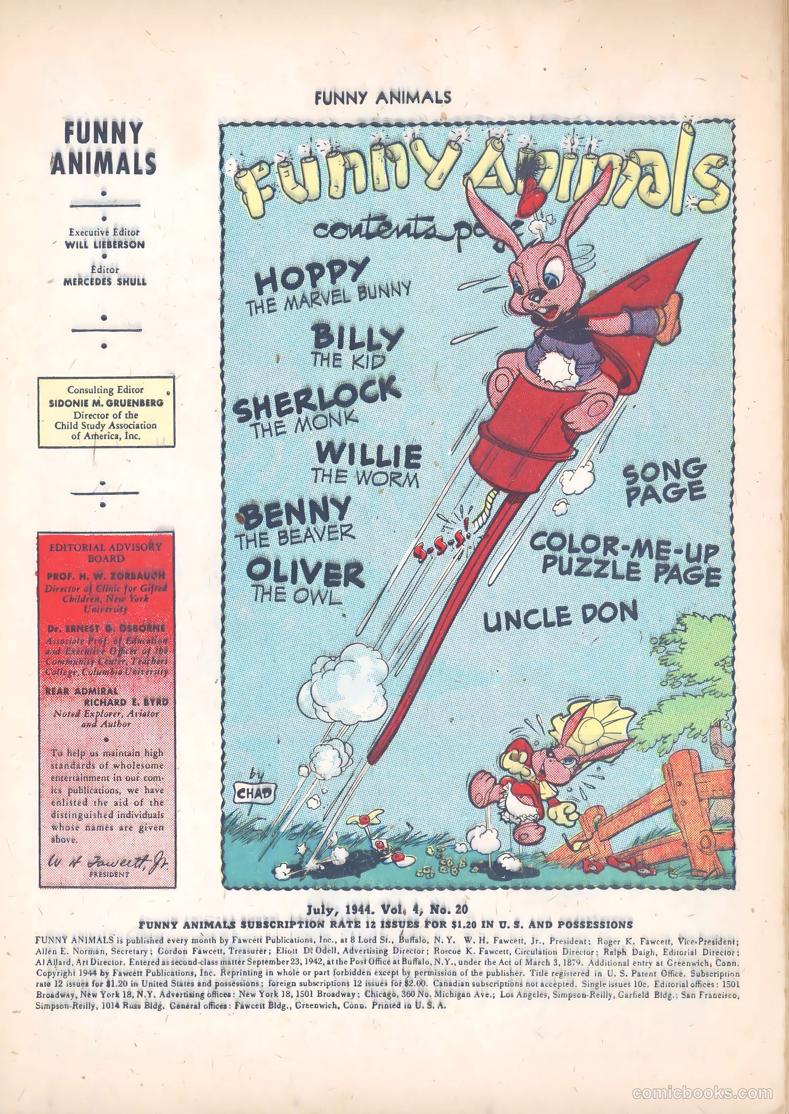 Fawcett's Funny Animals #20 (1944) — page 3 of 44