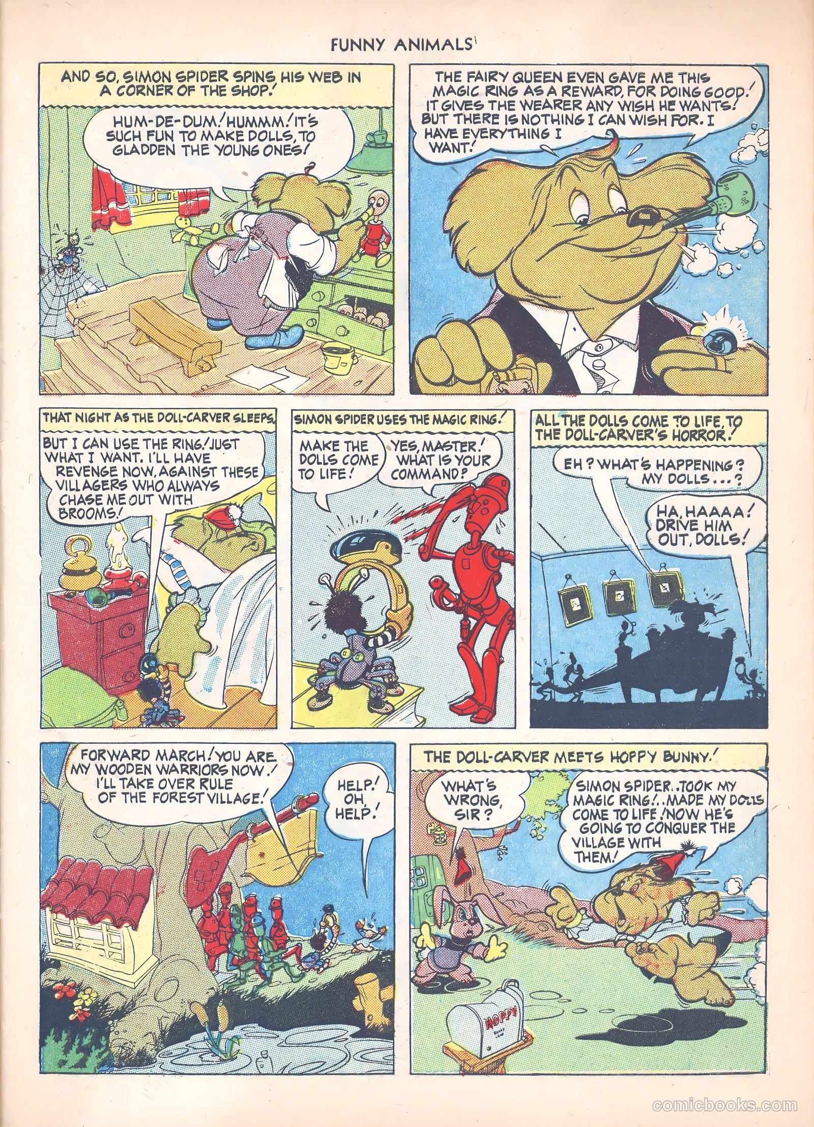 Fawcett's Funny Animals #20 (1944) — page 5 of 44