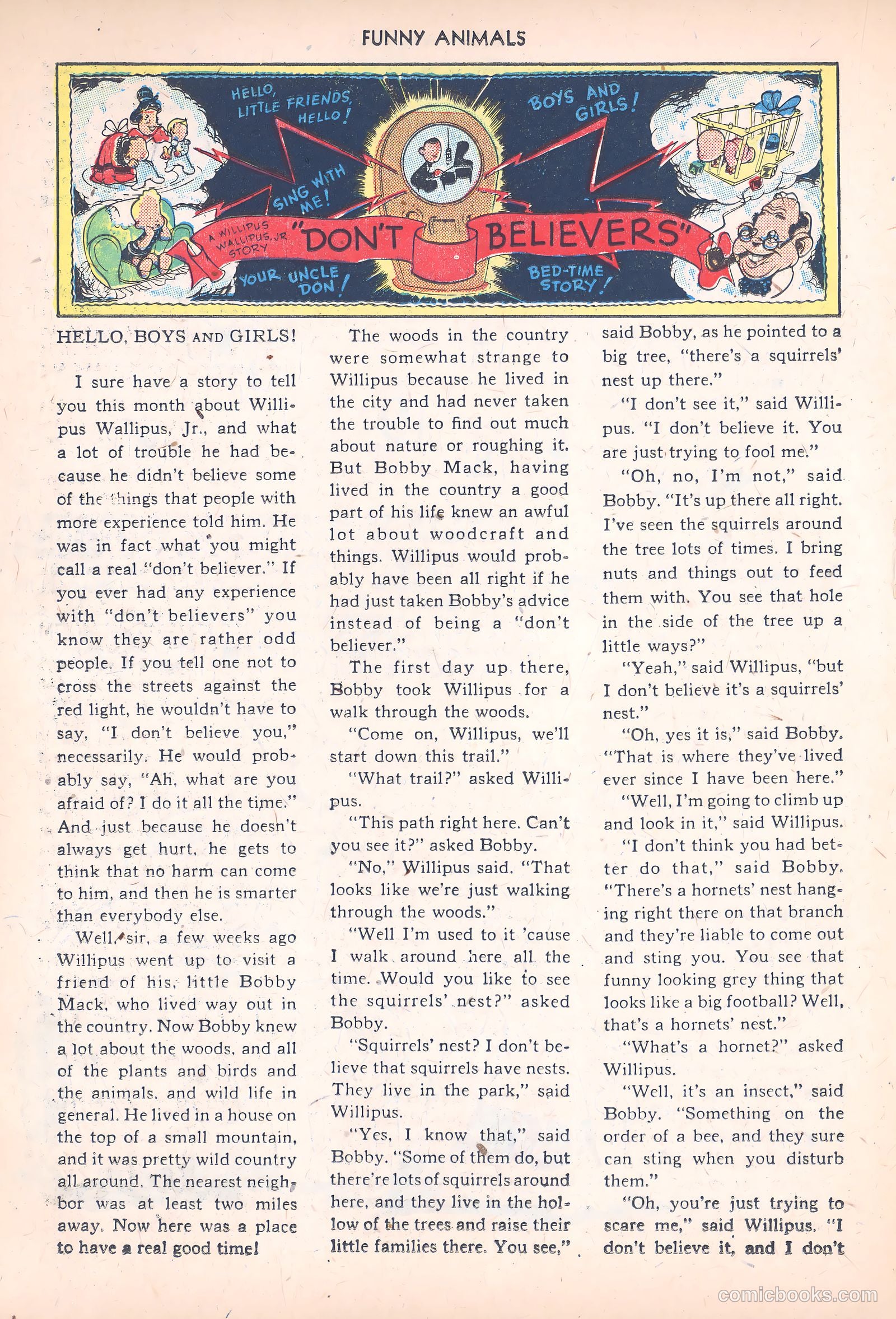 Fawcett's Funny Animals #20 (1944) — page 24 of 44