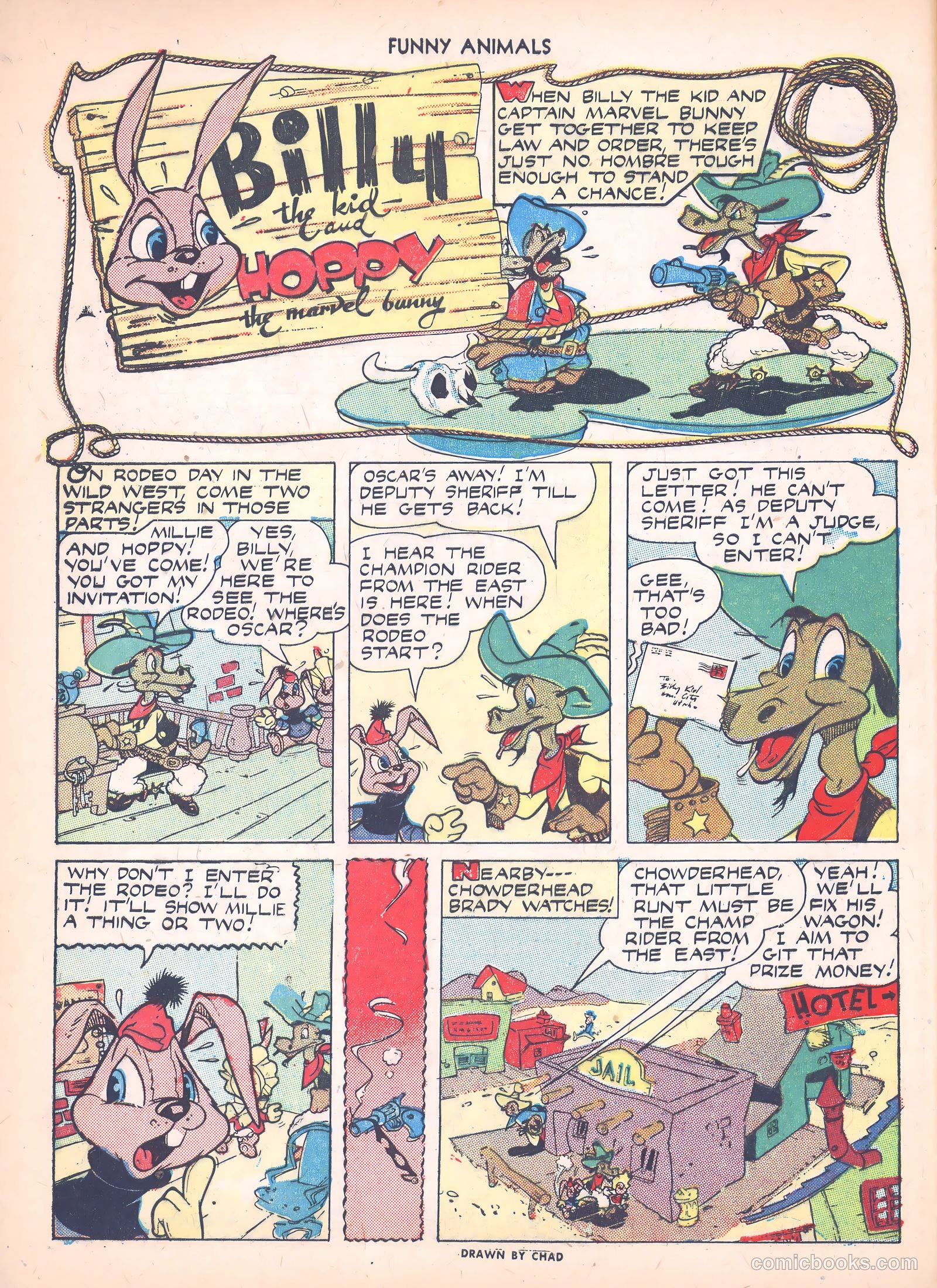 Fawcett's Funny Animals #20 (1944) — page 36 of 44