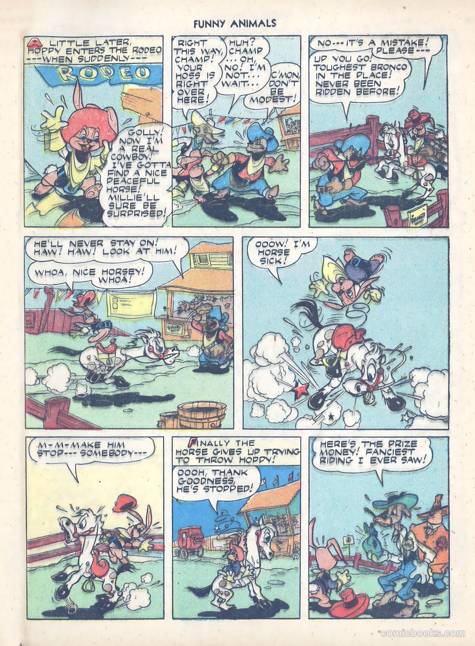 Fawcett's Funny Animals #20 (1944) — page 37 of 44