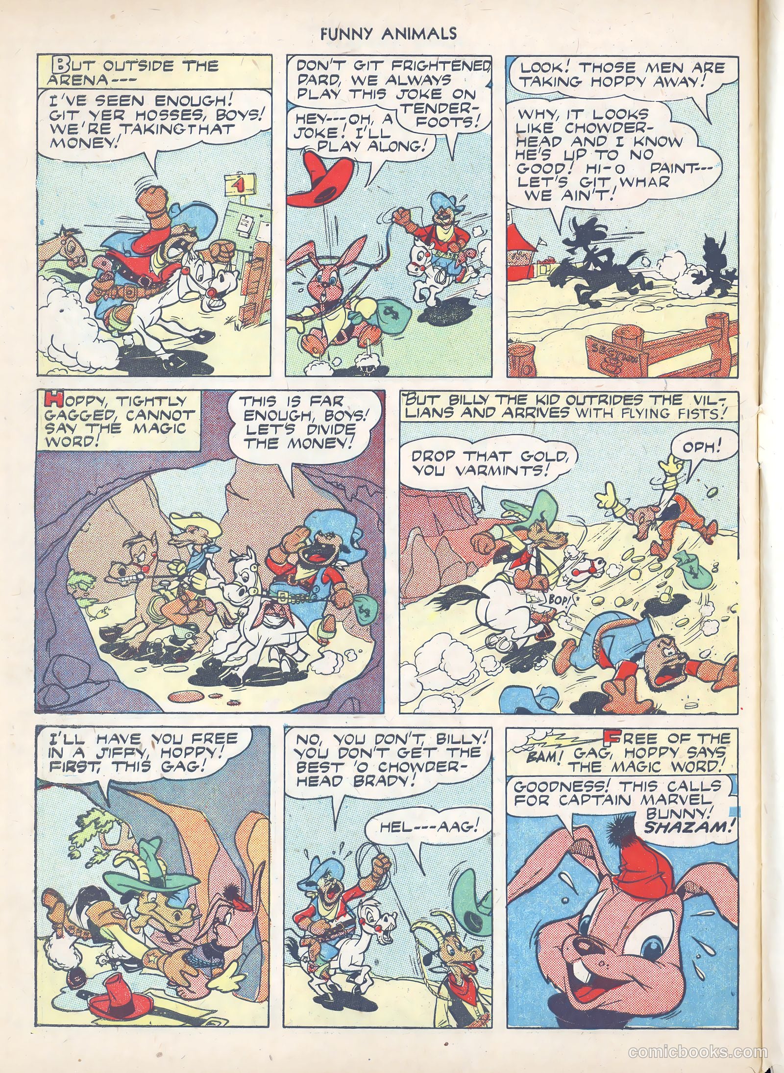 Fawcett's Funny Animals #20 (1944) — page 38 of 44