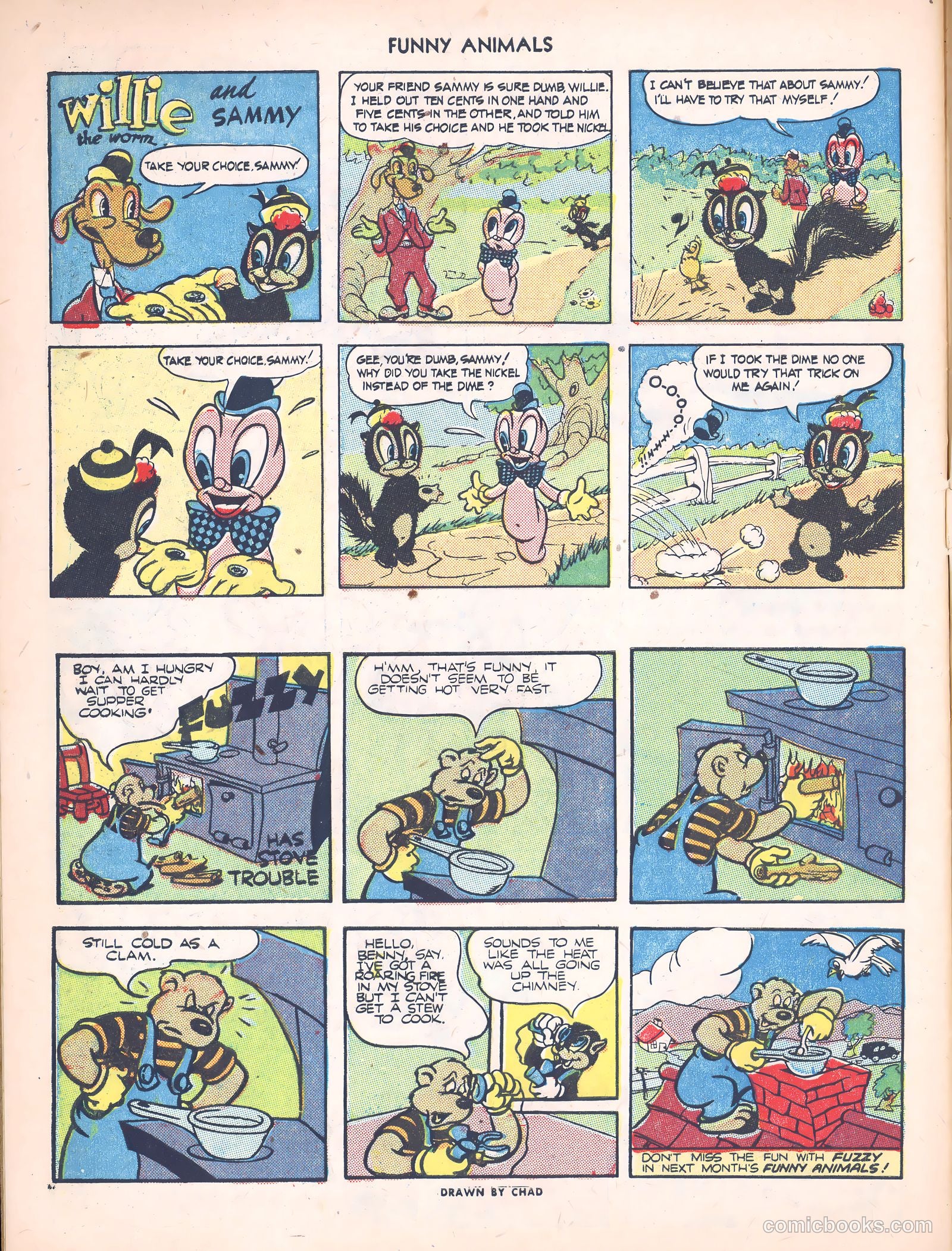 Fawcett's Funny Animals #20 (1944) — page 40 of 44