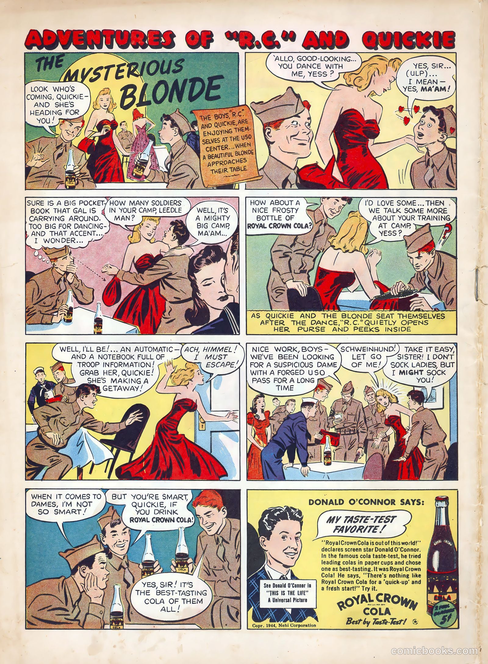 Fawcett's Funny Animals #20 (1944) — page 44 of 44