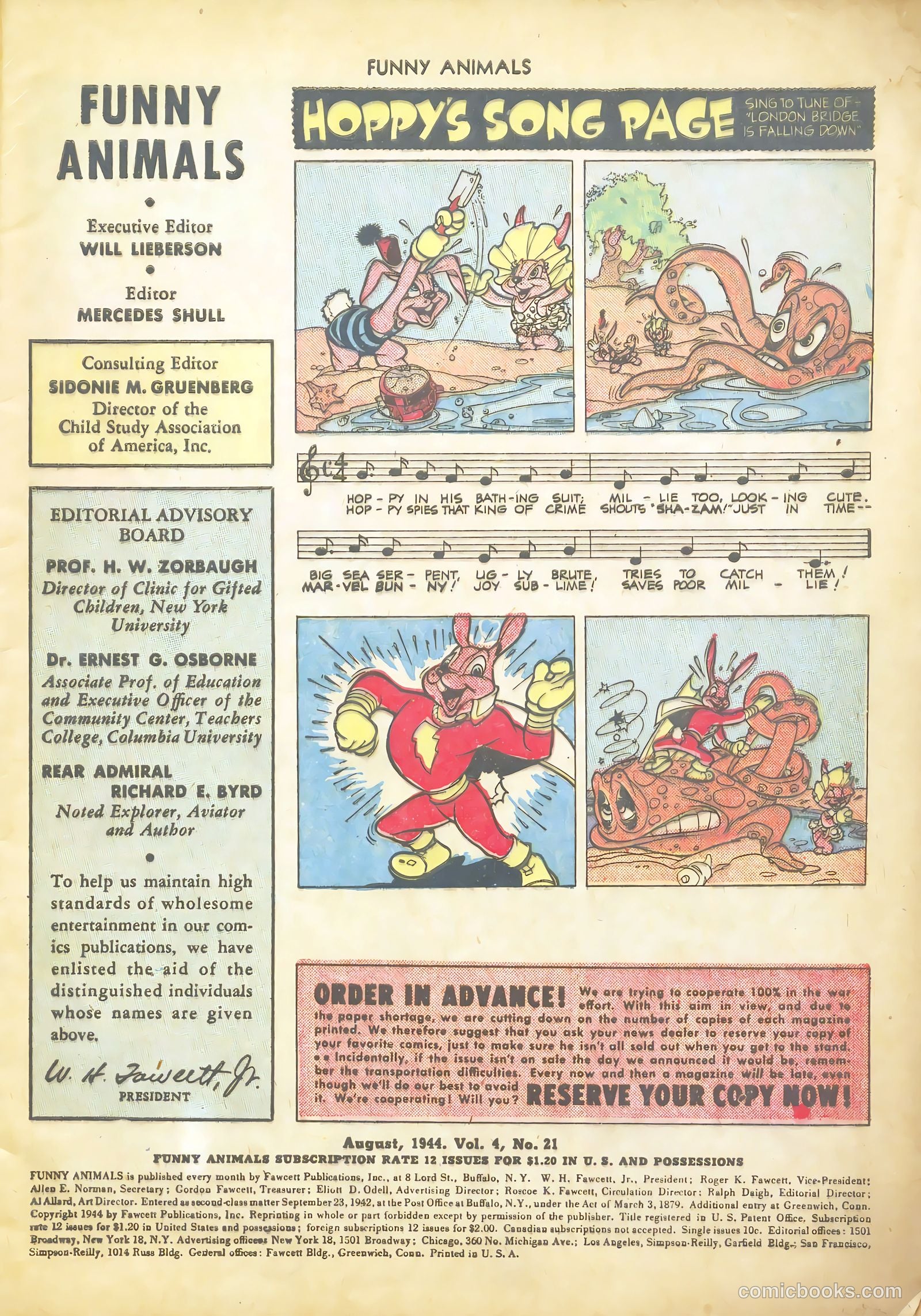 Fawcett's Funny Animals #21 (1944) — page 3 of 44
