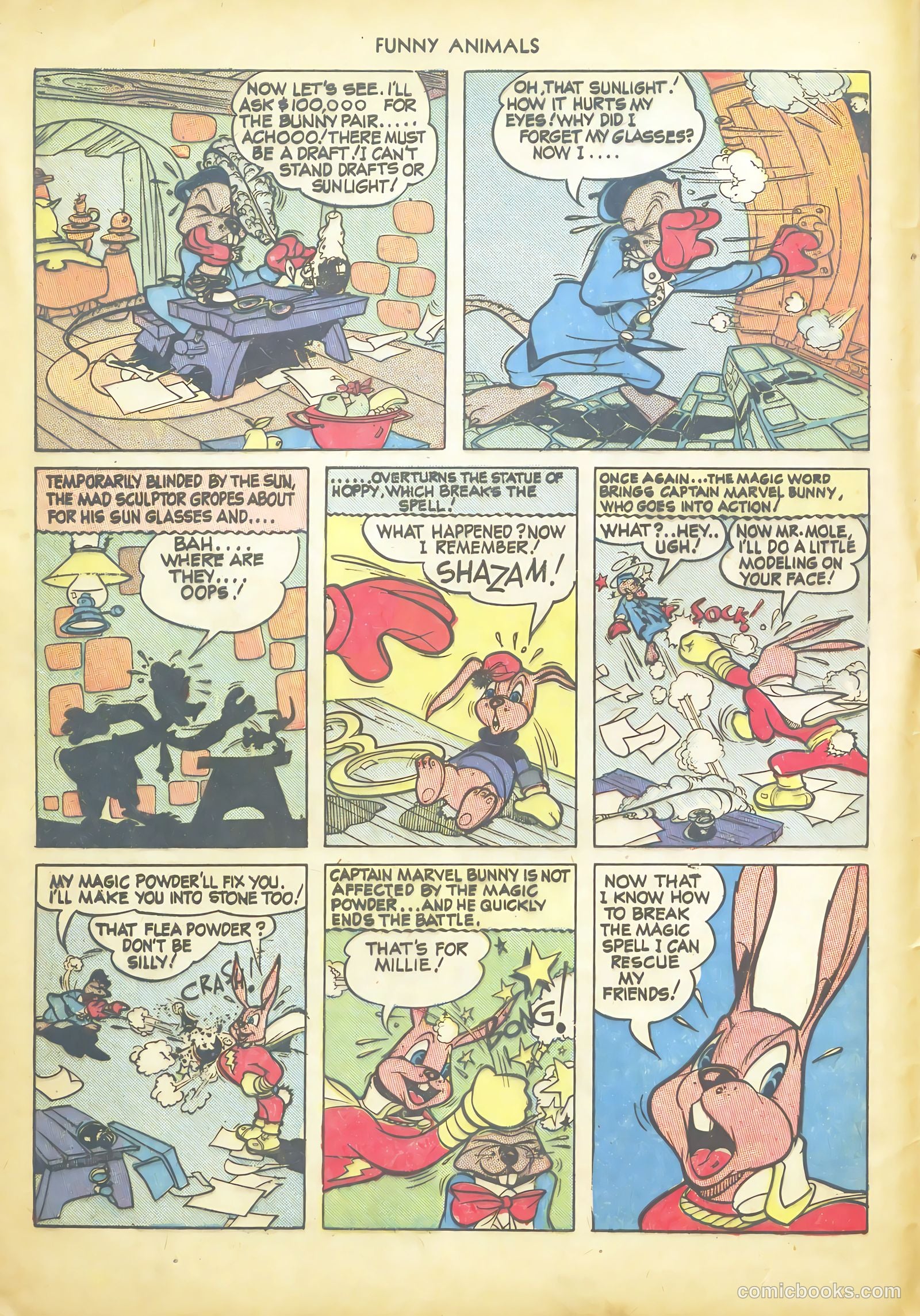 Fawcett's Funny Animals #21 (1944) — page 8 of 44