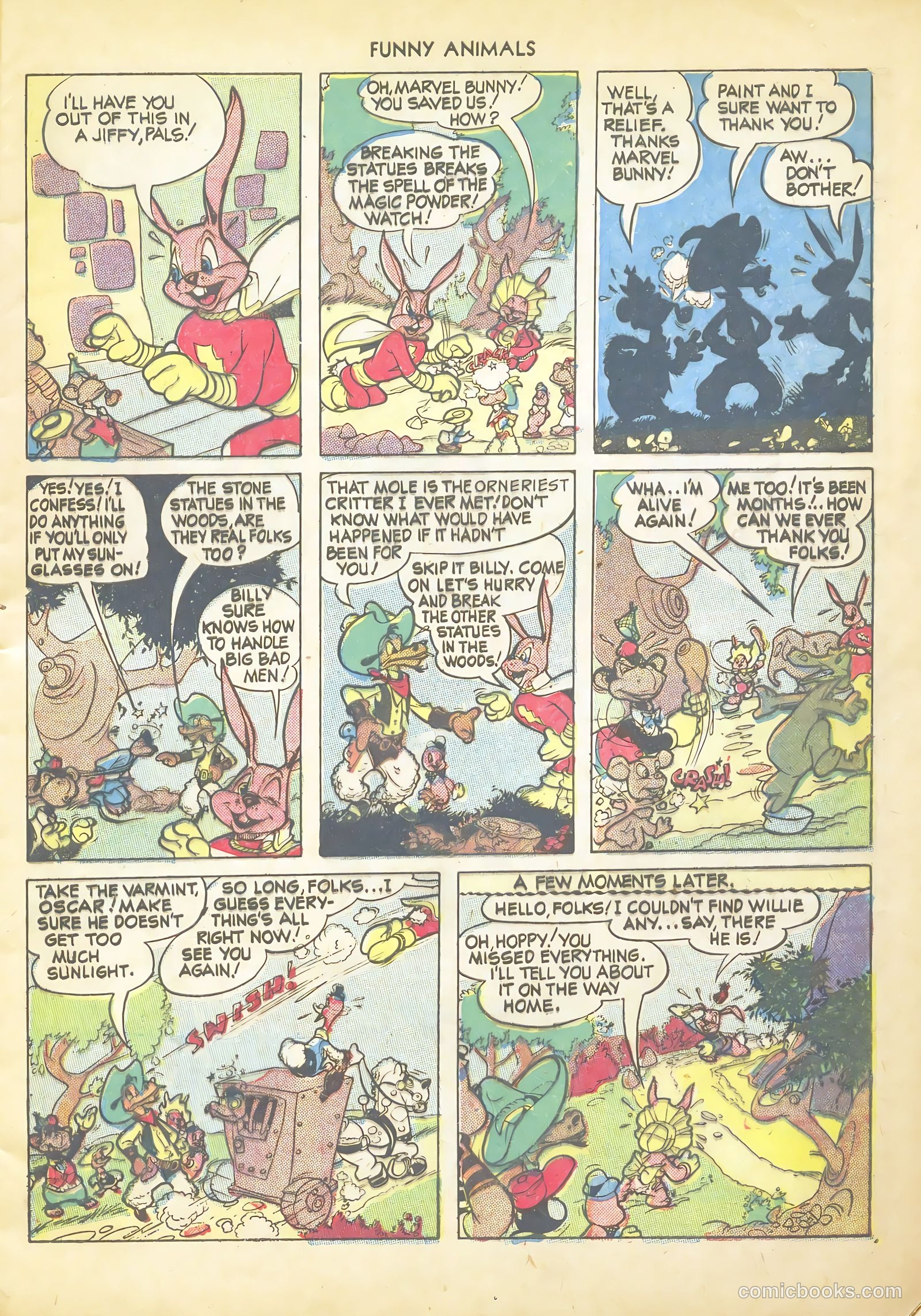 Fawcett's Funny Animals #21 (1944) — page 9 of 44