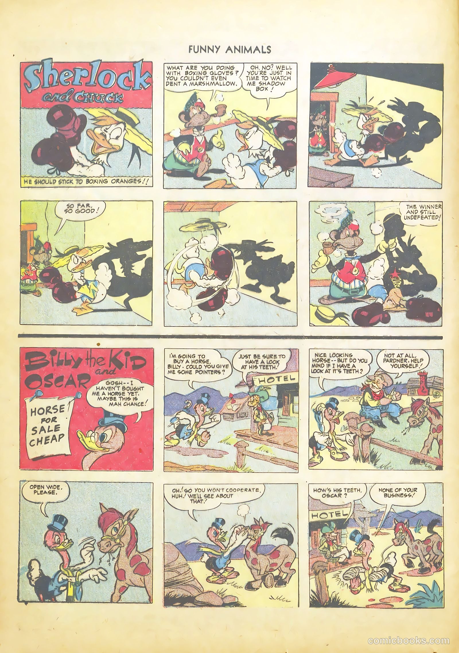 Fawcett's Funny Animals #21 (1944) — page 16 of 44