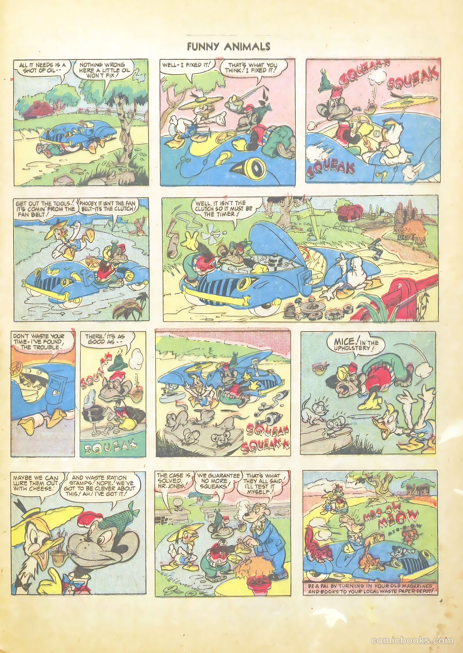 Fawcett's Funny Animals #21 (1944) — page 33 of 44