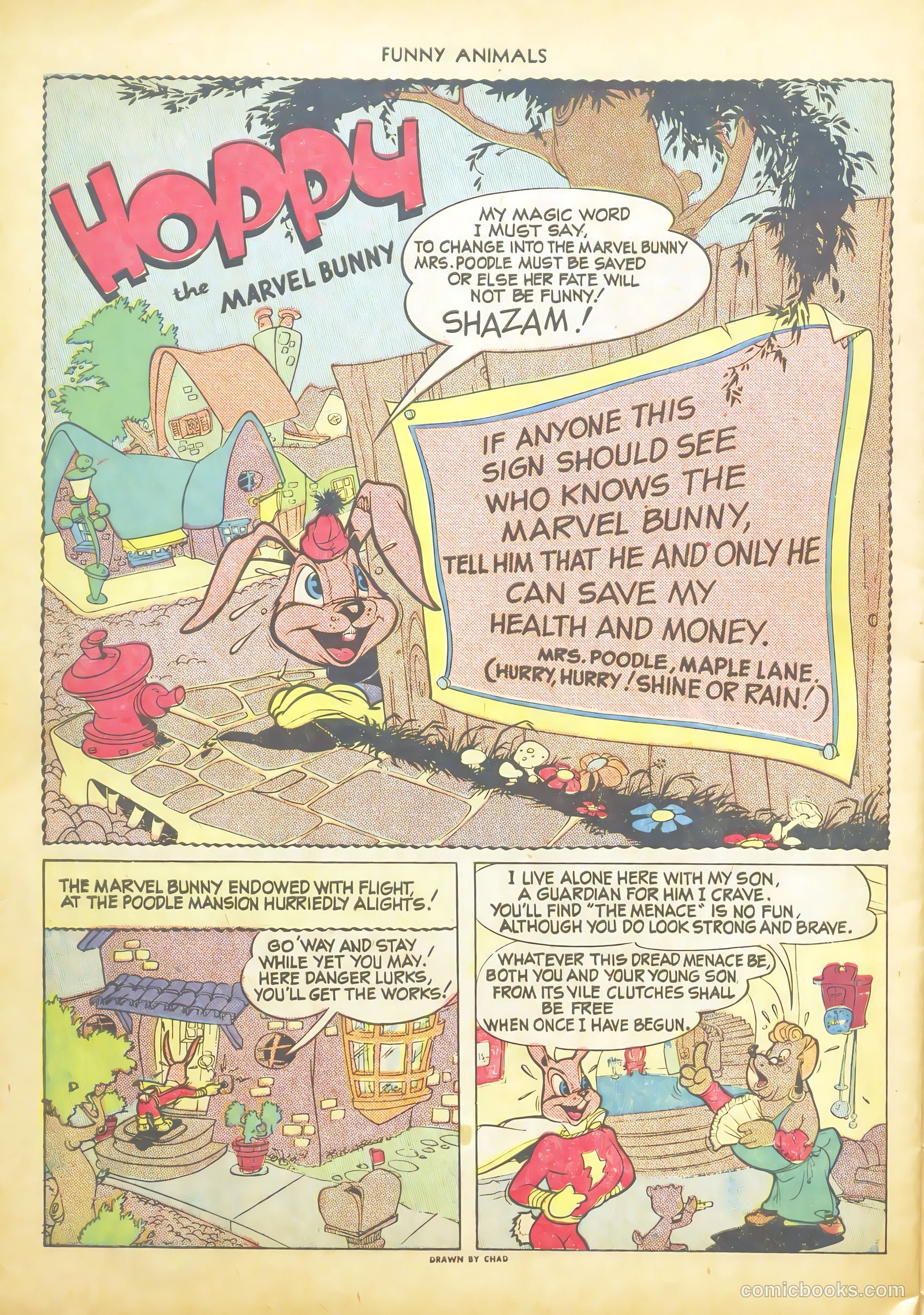 Fawcett's Funny Animals #21 (1944) — page 38 of 44