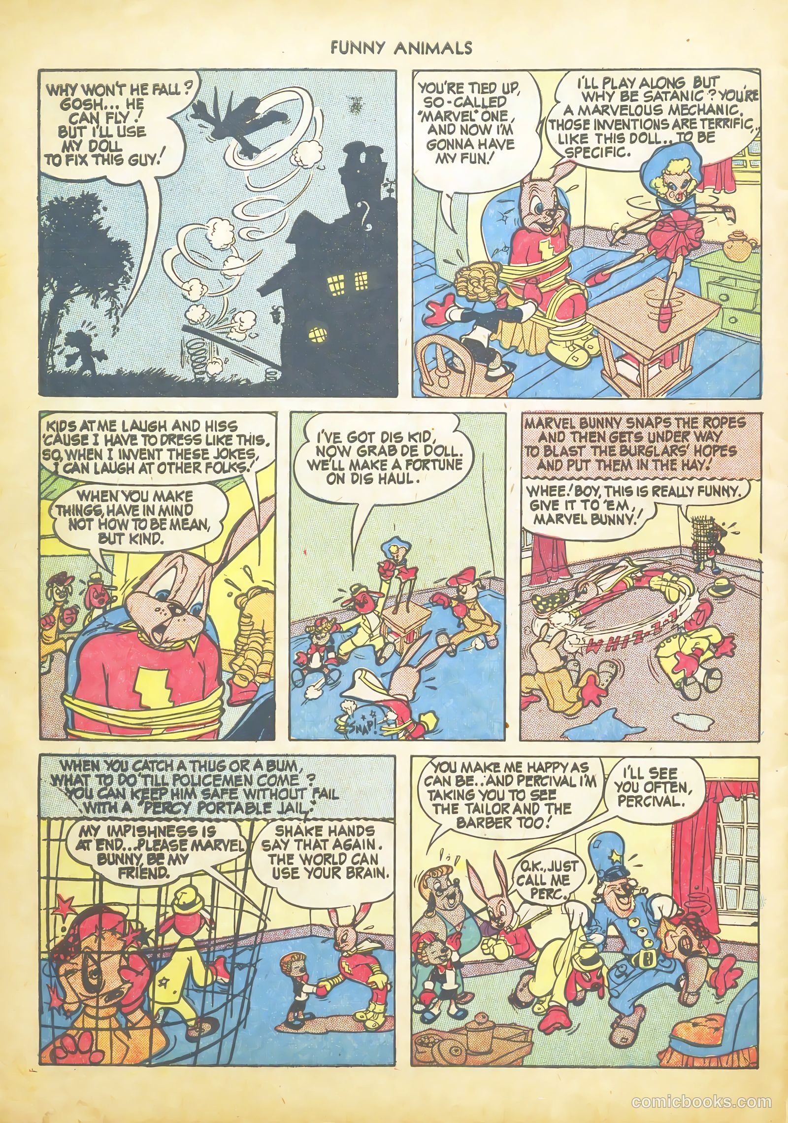 Fawcett's Funny Animals #21 (1944) — page 40 of 44