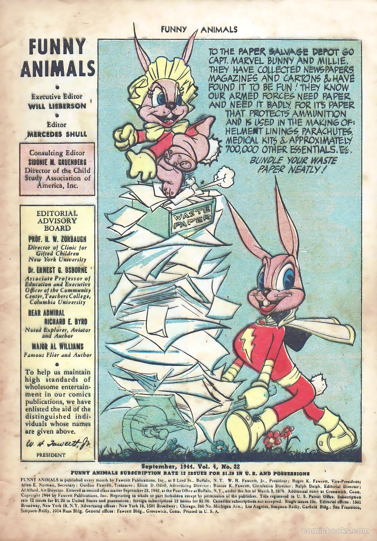Fawcett's Funny Animals #22 (1944) — page 3 of 44