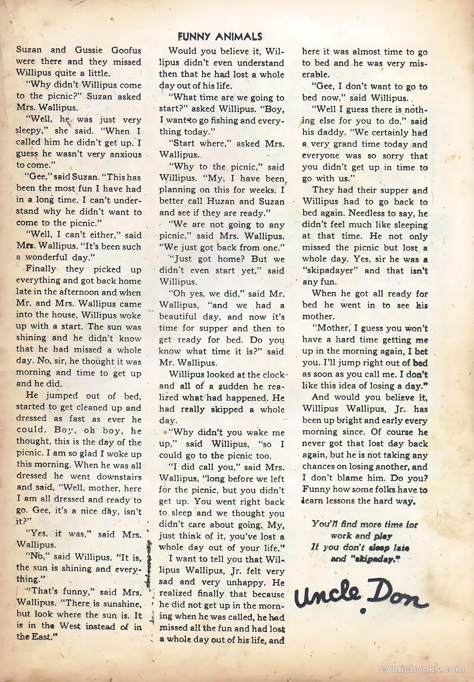 Fawcett's Funny Animals #22 (1944) — page 25 of 44