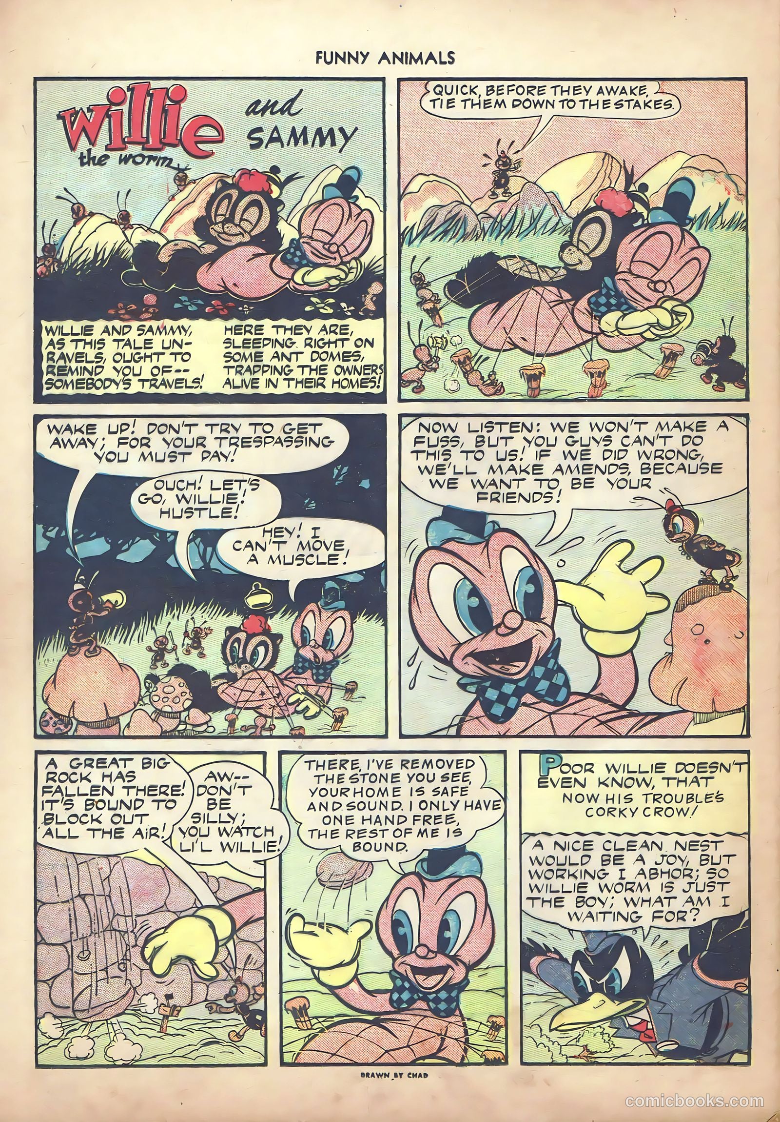 Fawcett's Funny Animals #22 (1944) — page 28 of 44