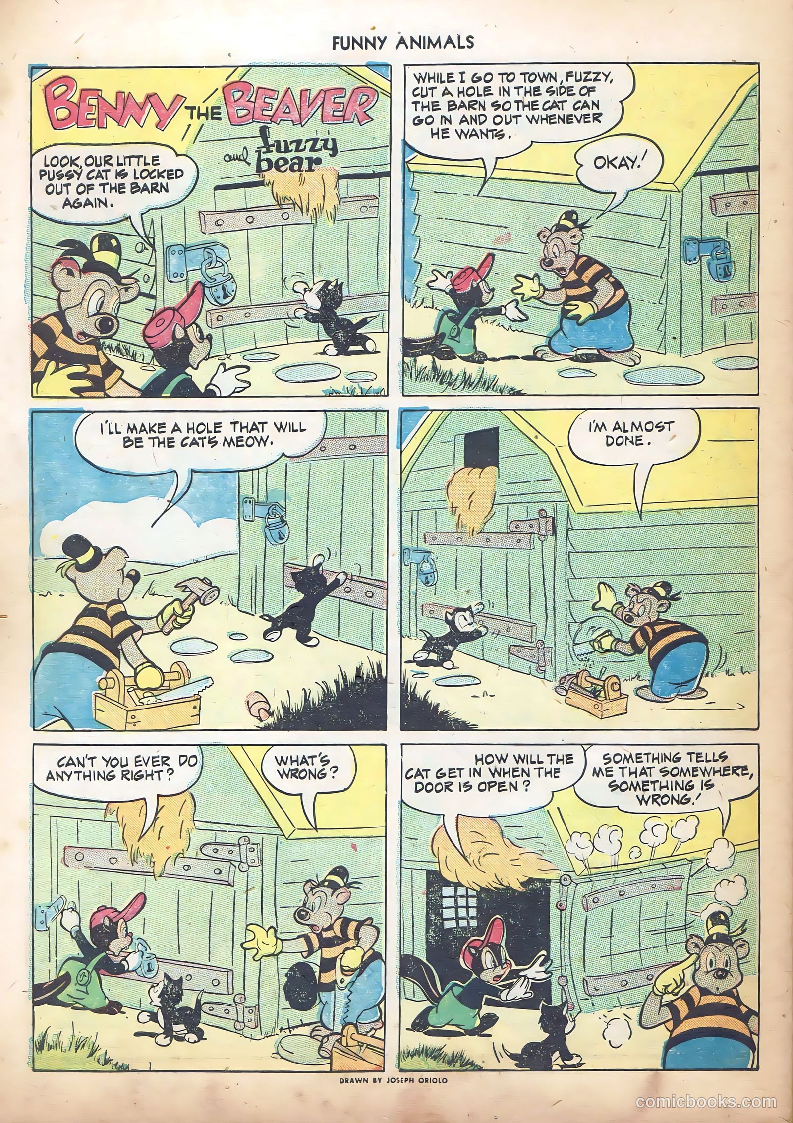 Fawcett's Funny Animals #22 (1944) — page 34 of 44