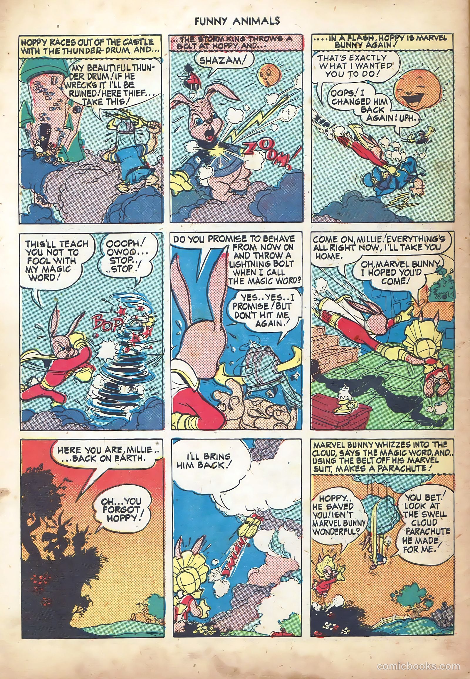 Fawcett's Funny Animals #22 (1944) — page 40 of 44