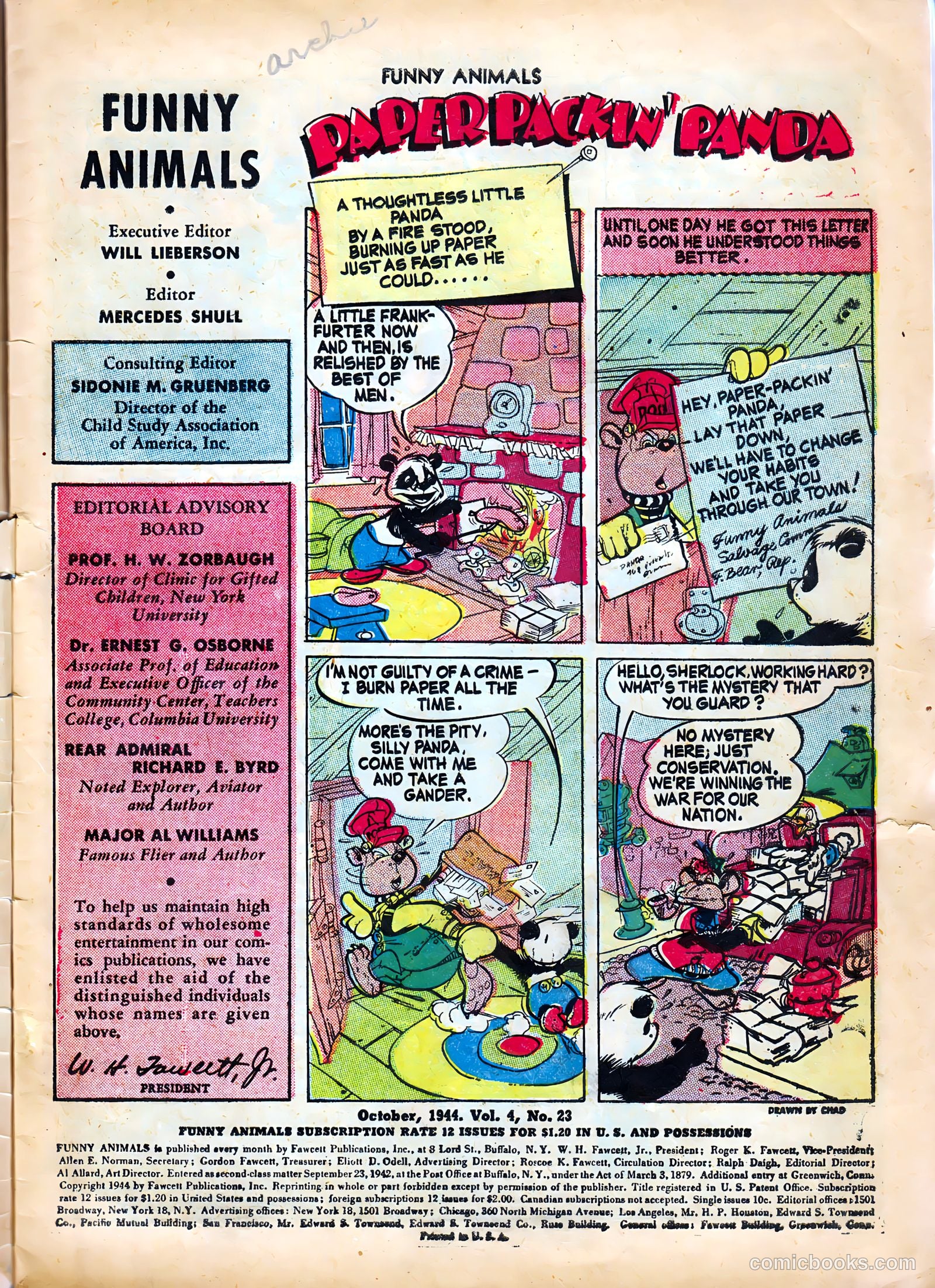 Fawcett's Funny Animals #23 (1944) — page 3 of 36