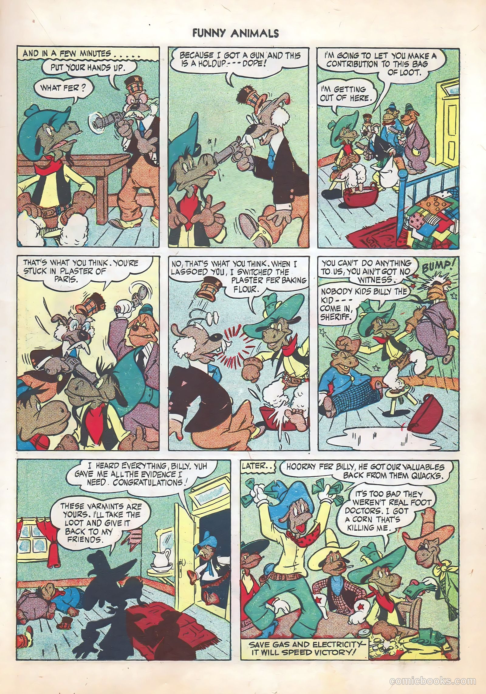 Fawcett's Funny Animals #25 (1945) — page 15 of 36